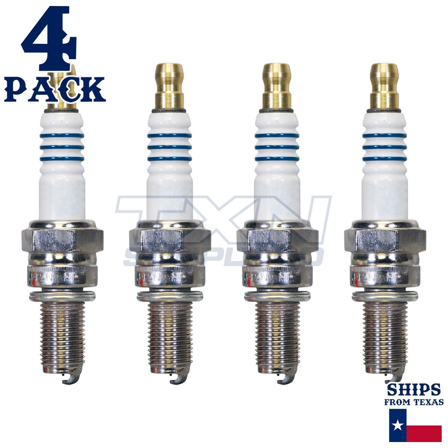 4 Pack Denso 5363 Iridium Power Spark Plugs IU27 - Image 1