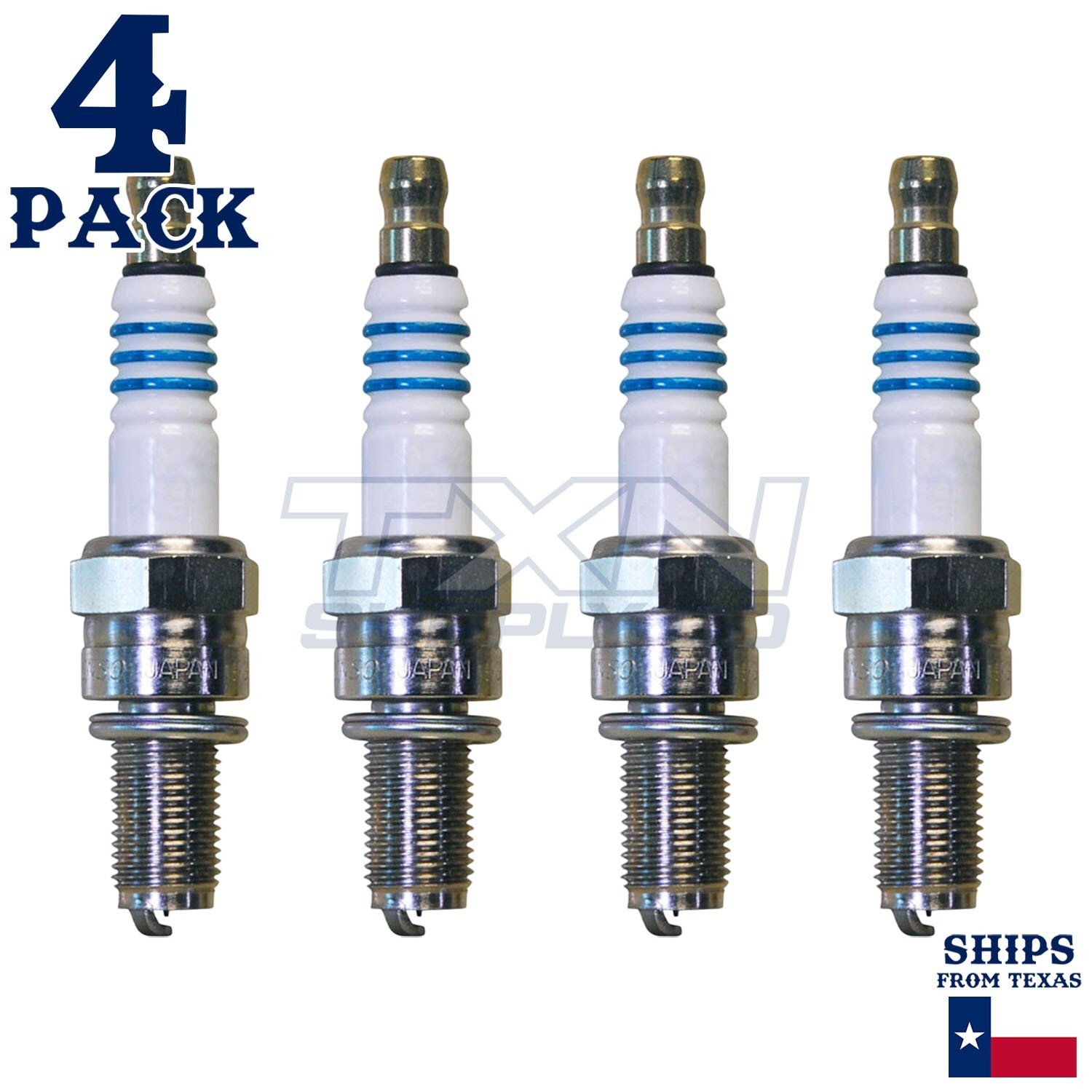 4 Pack Denso 5364 Iridium Power Spark Plugs IU31 - Image 1