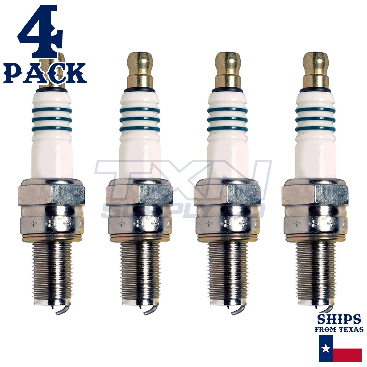 4 Pack Denso 5365 Iridium Power Spark Plugs IU24A - Image 1