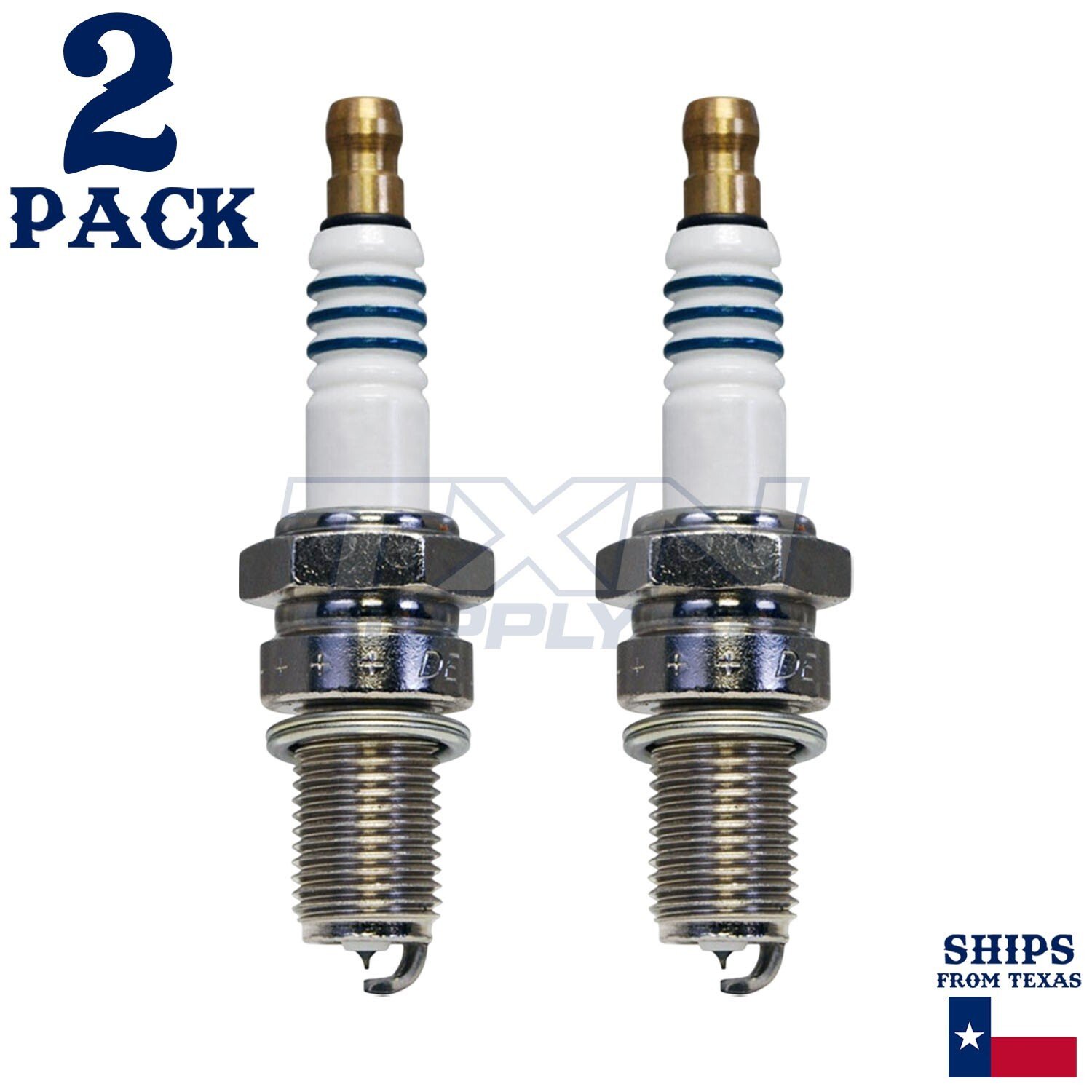 2 Pack Denso 5371 Standard Spark Plugs IX22 - Image 1