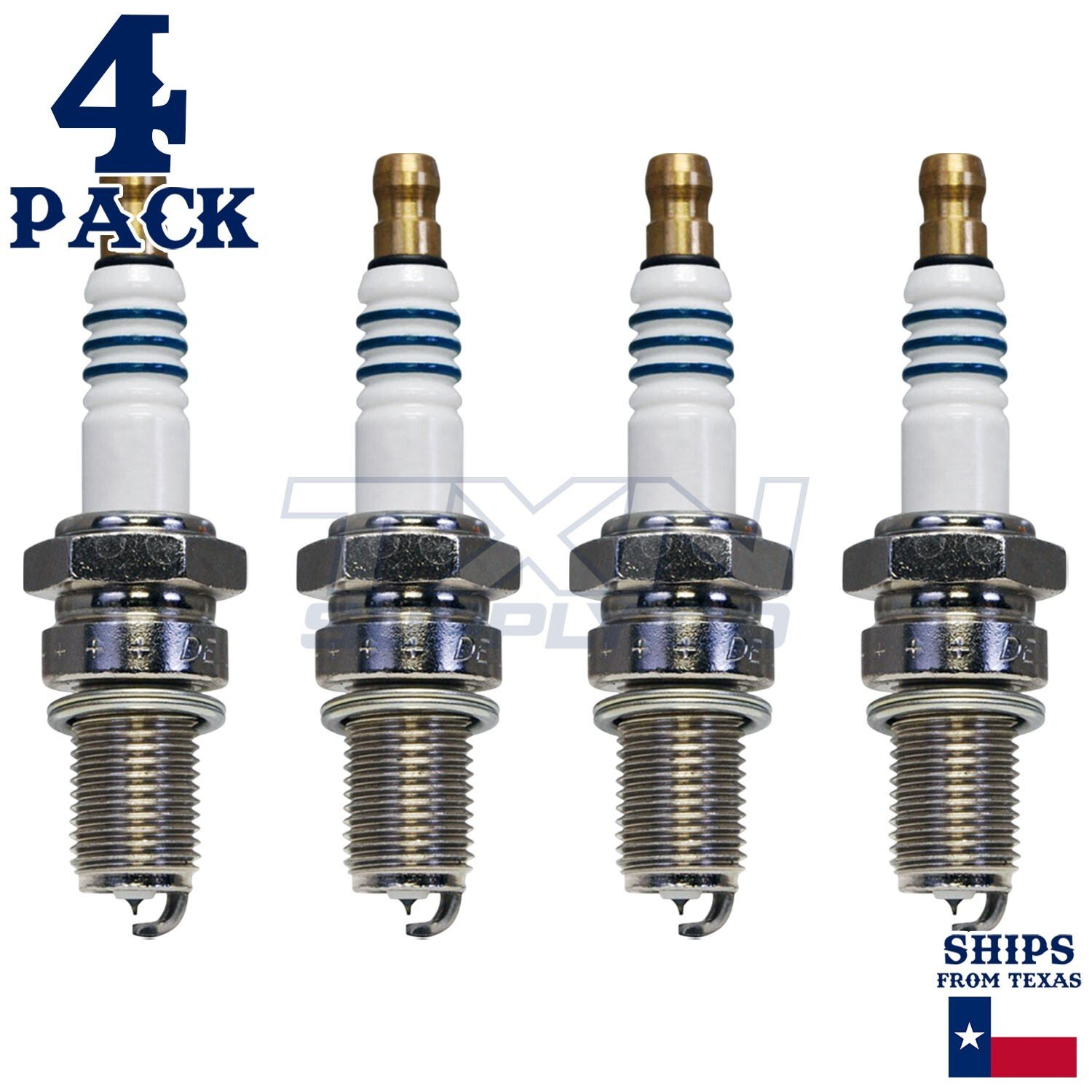 4 Pack Denso 5371 Standard Spark Plugs IX22 - Image 1