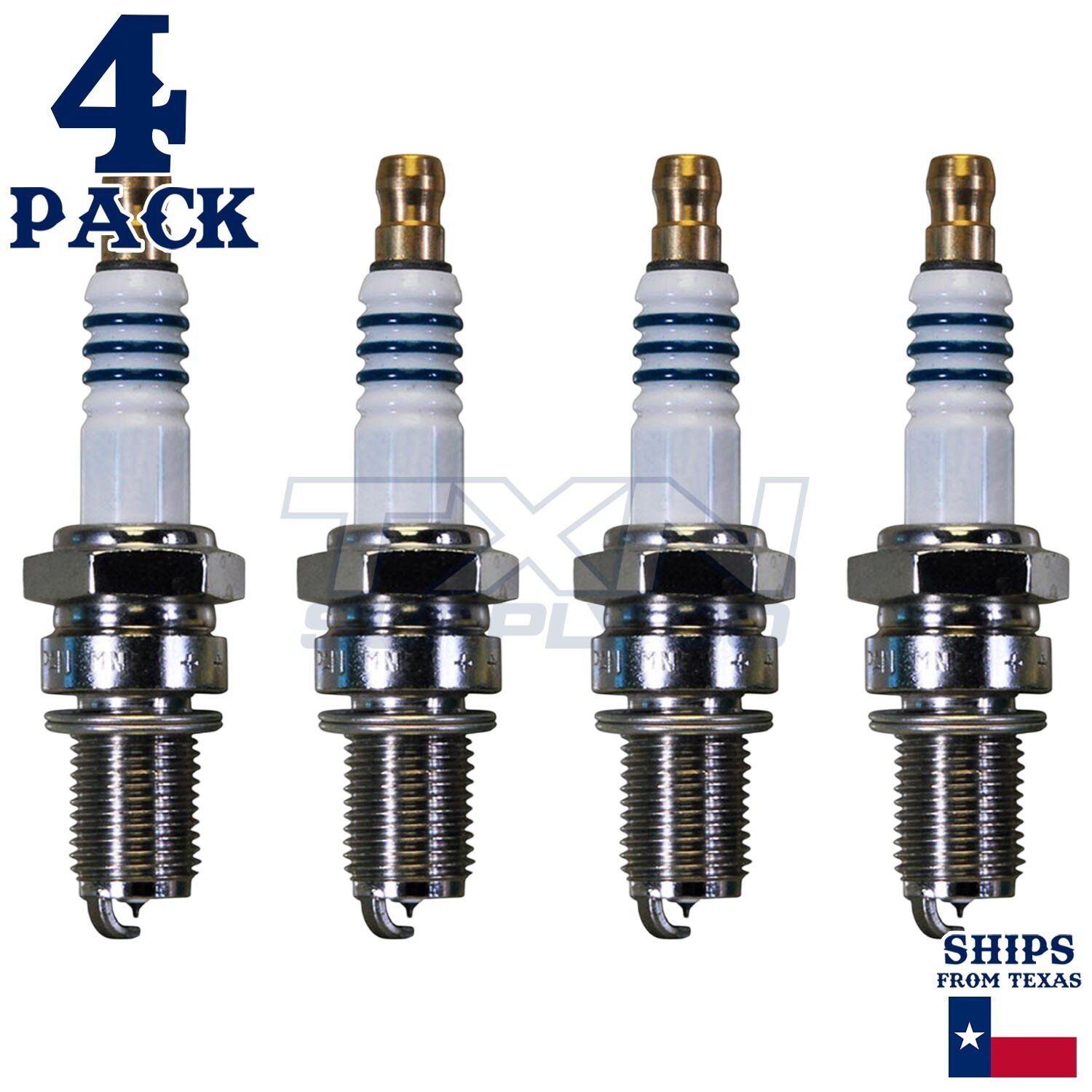 4 Pack Denso 5373 Iridium Power Spark Plugs IX27