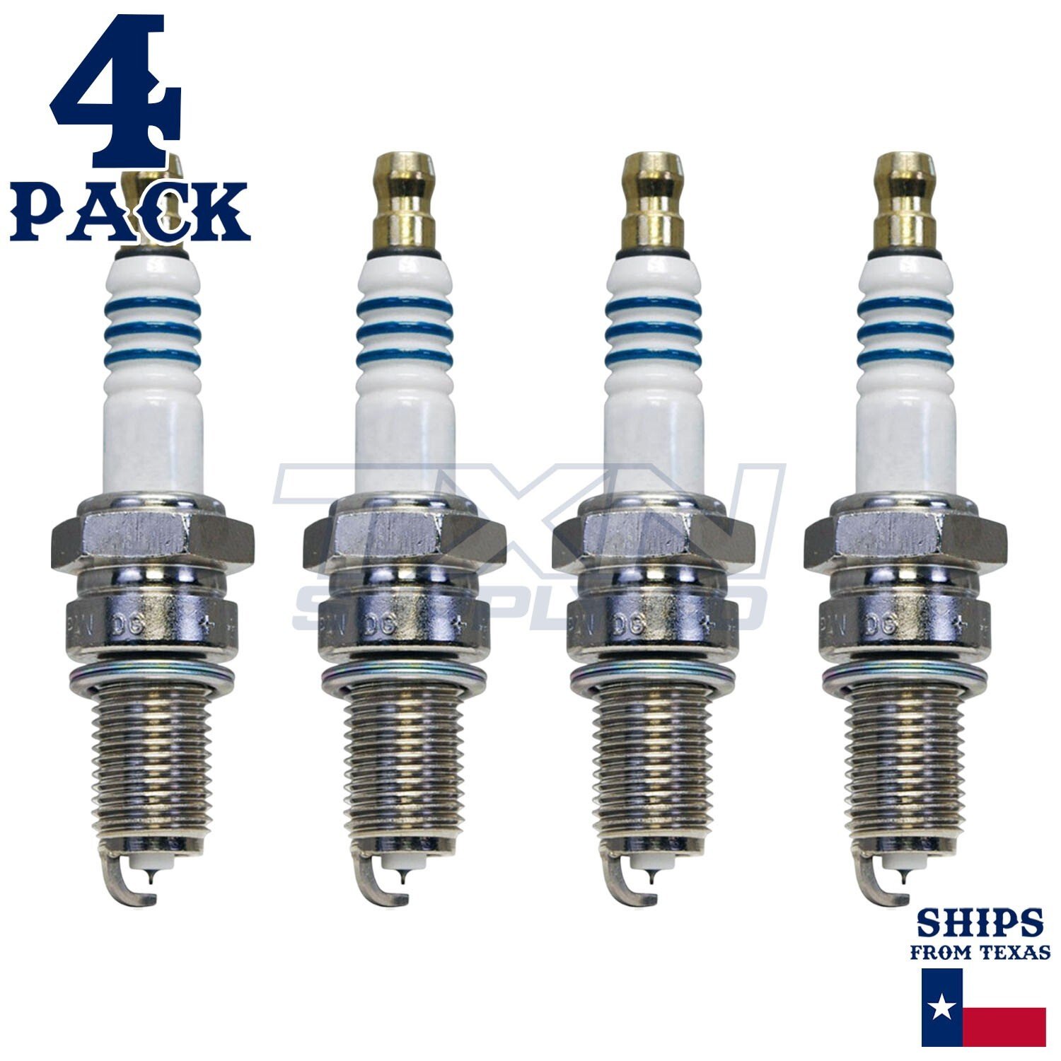 4 Pack Denso 5375 Iridium Power Spark Plugs IX22B