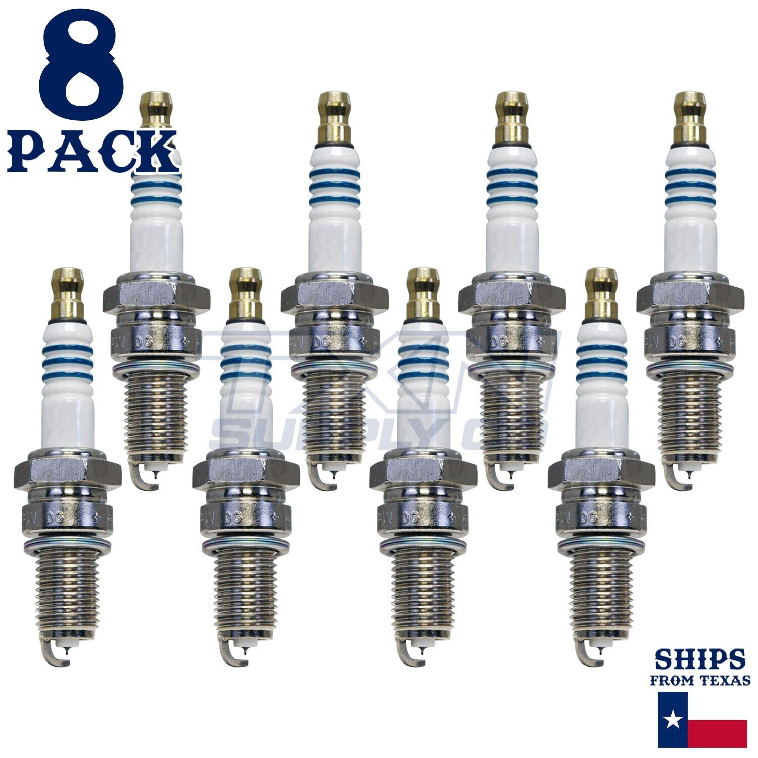 8 Pack Denso 5375 Iridium Power Spark Plugs IX22B