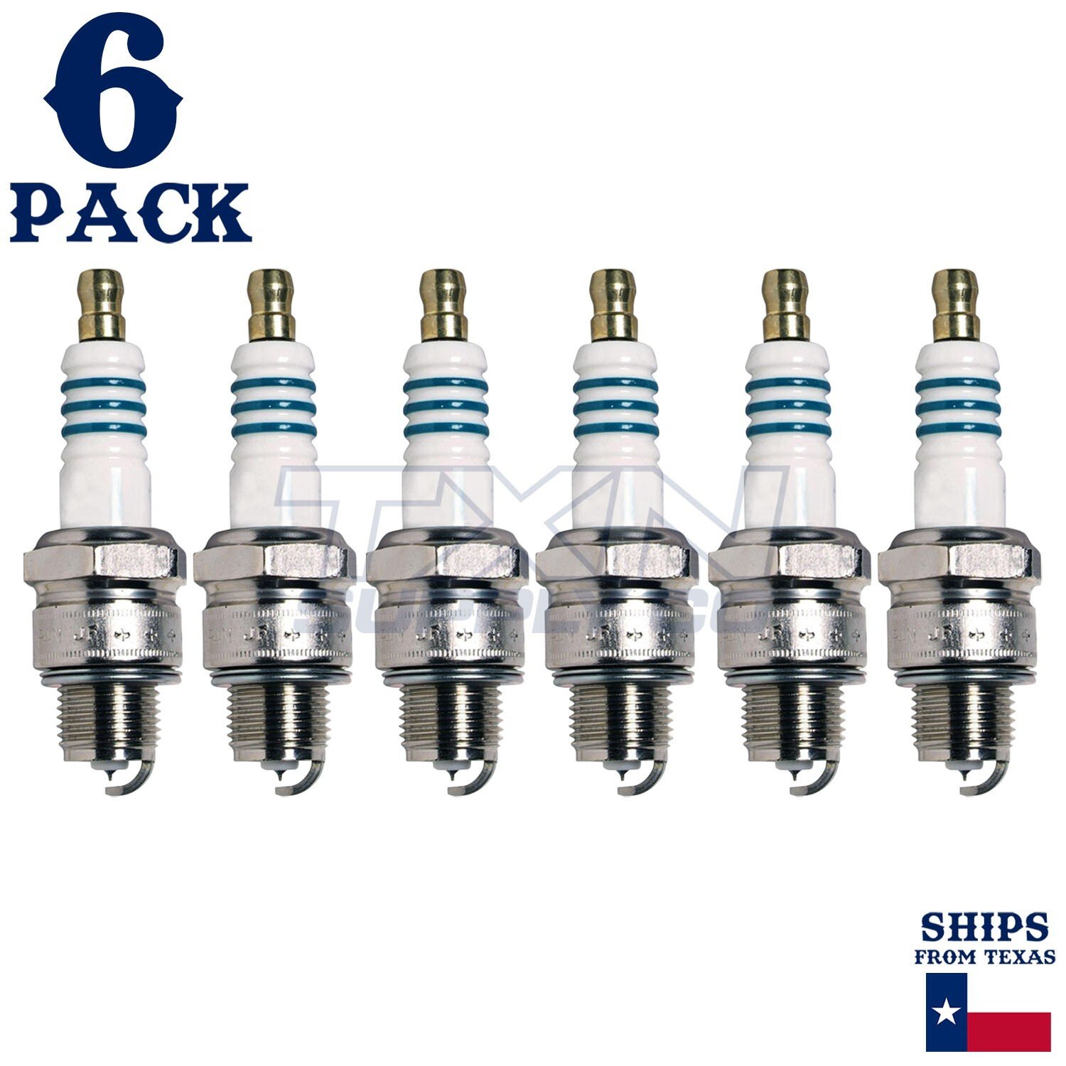 6 Pack Denso 5378 Iridium Power Spark Plugs IWF20