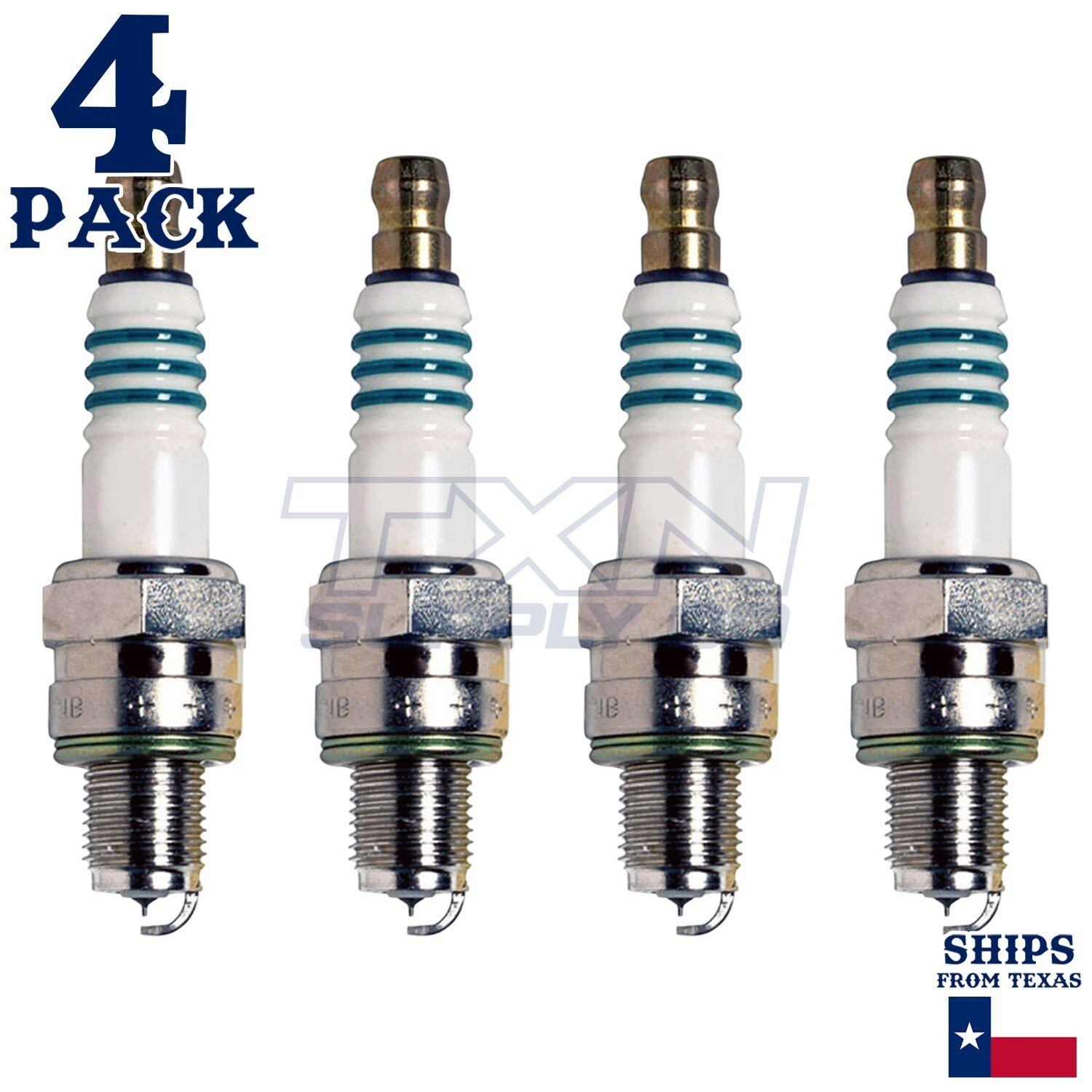4 Pack Denso 5384 Iridium Power Spark Plugs IUF24