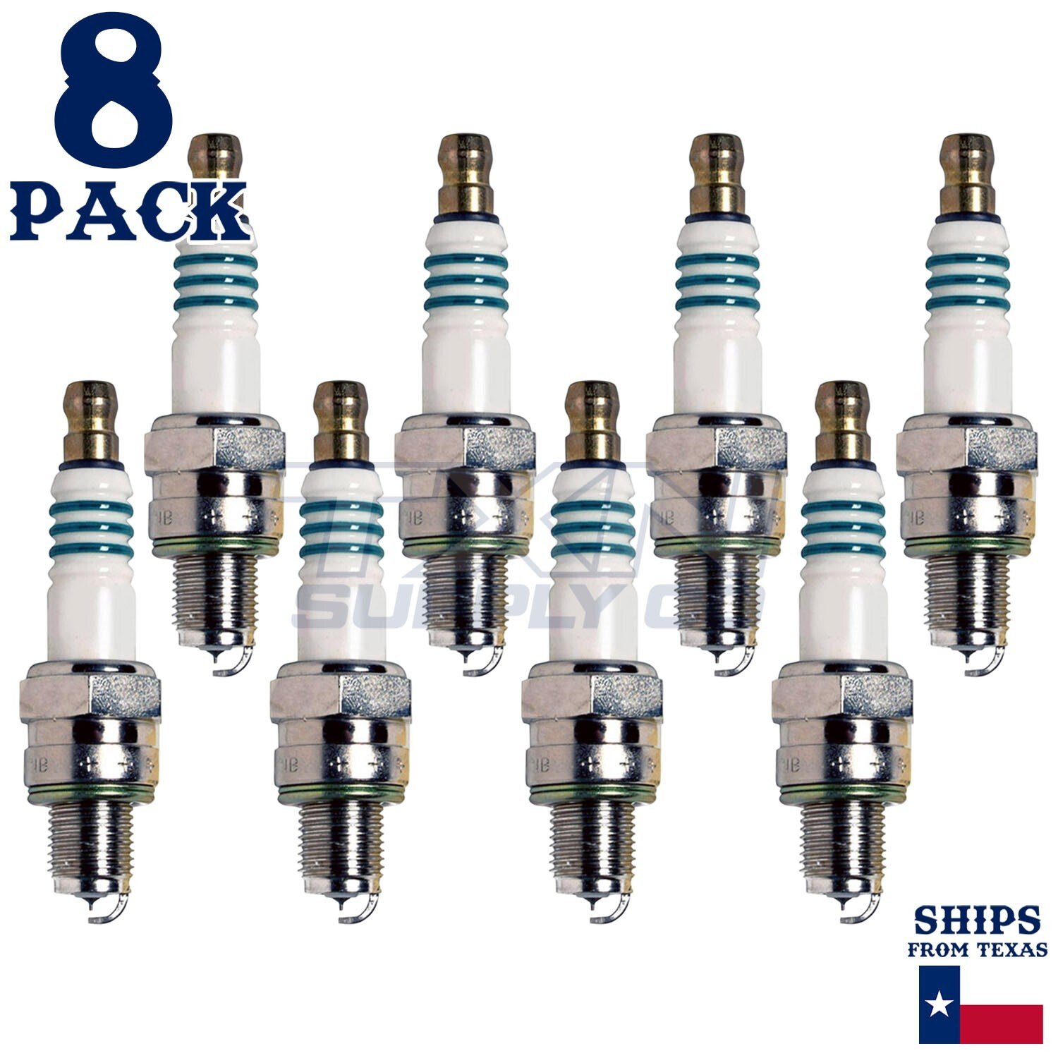 8 Pack Denso 5384 Iridium Power Spark Plugs IUF24