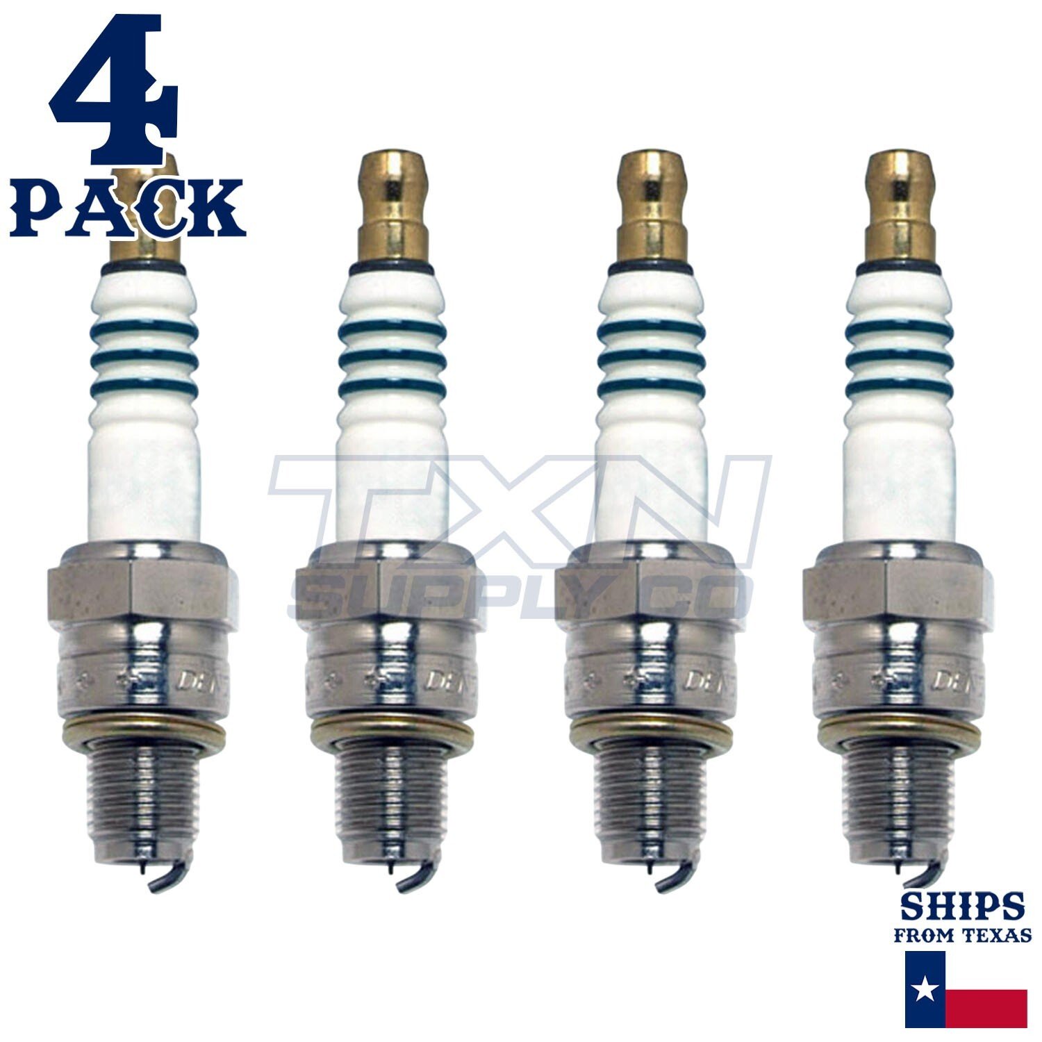 4 Pack Denso 5385 Iridium Power Spark Plugs IUF27A
