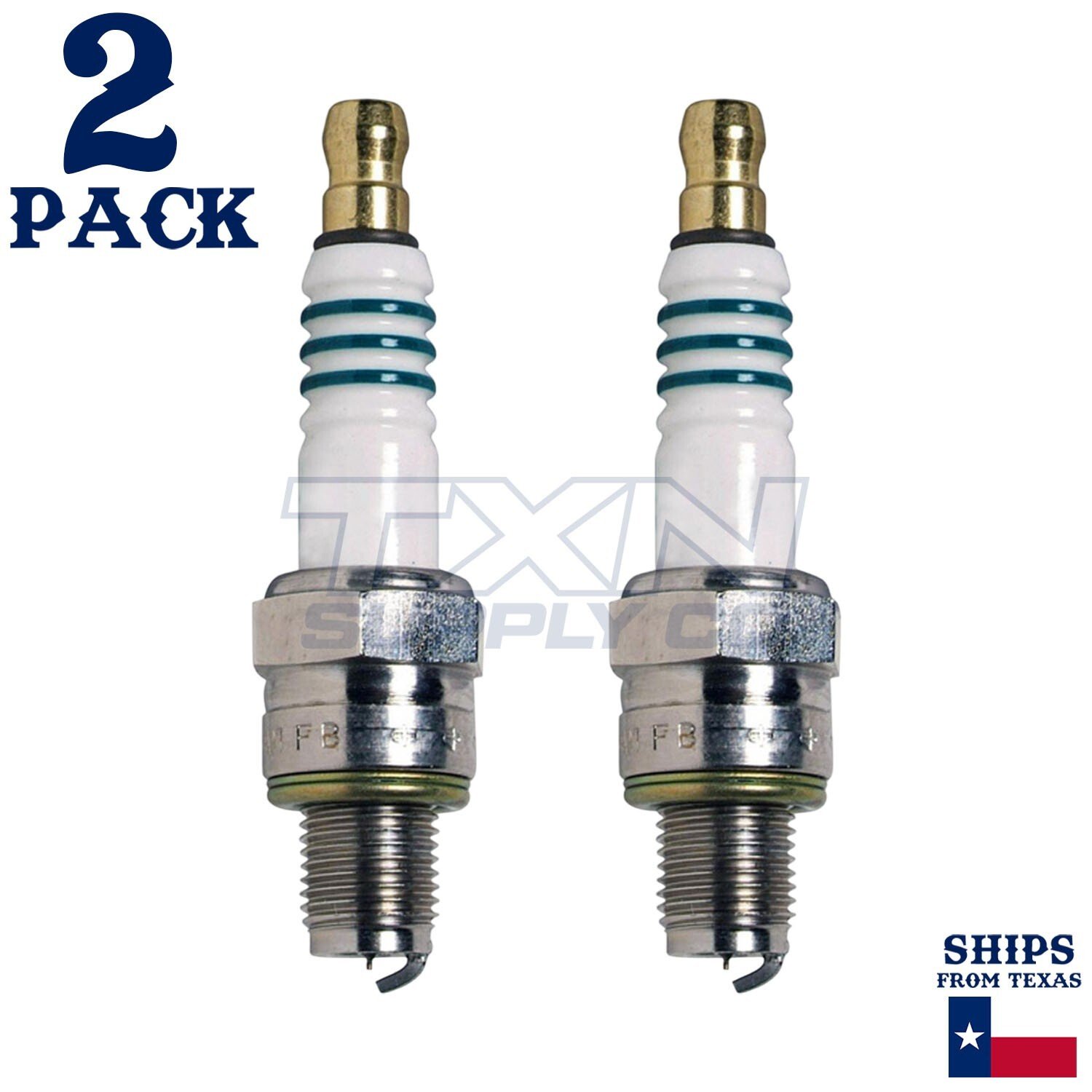 2 Pack Denso 5386 Iridium Power Spark Plugs IUF31A - Image 1