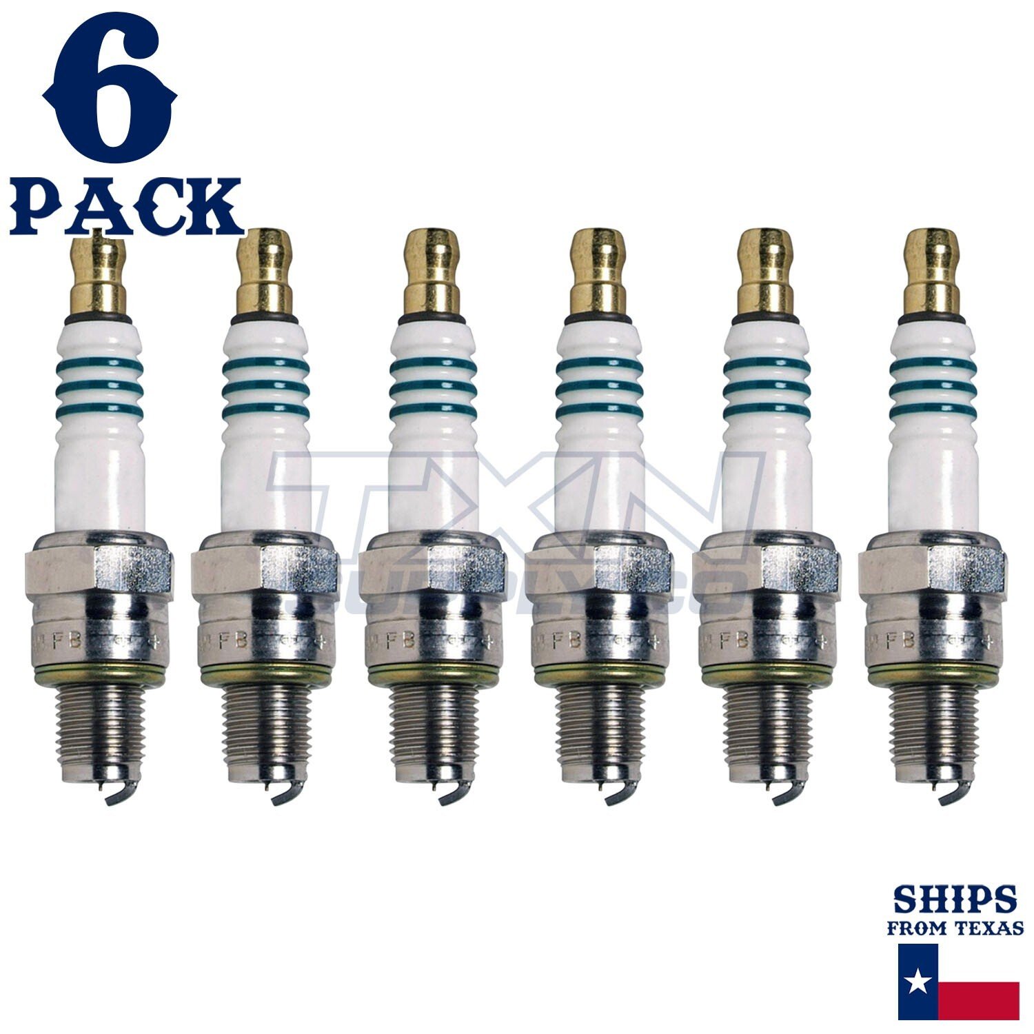 6 Pack Denso 5386 Iridium Power Spark Plugs IUF31A