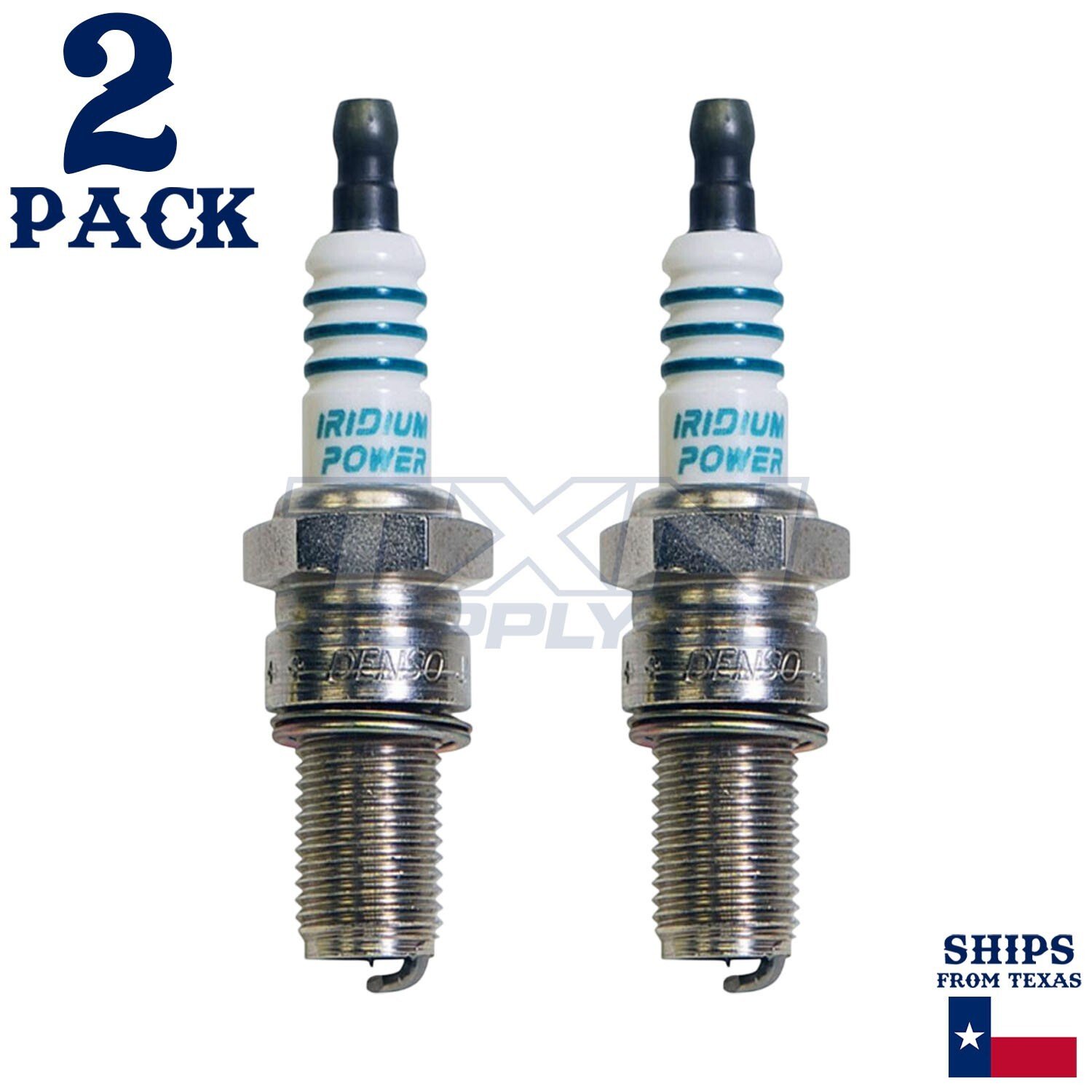 2 Pack Denso 5391 Iridium Power Spark Plugs IWM24 - Image 1