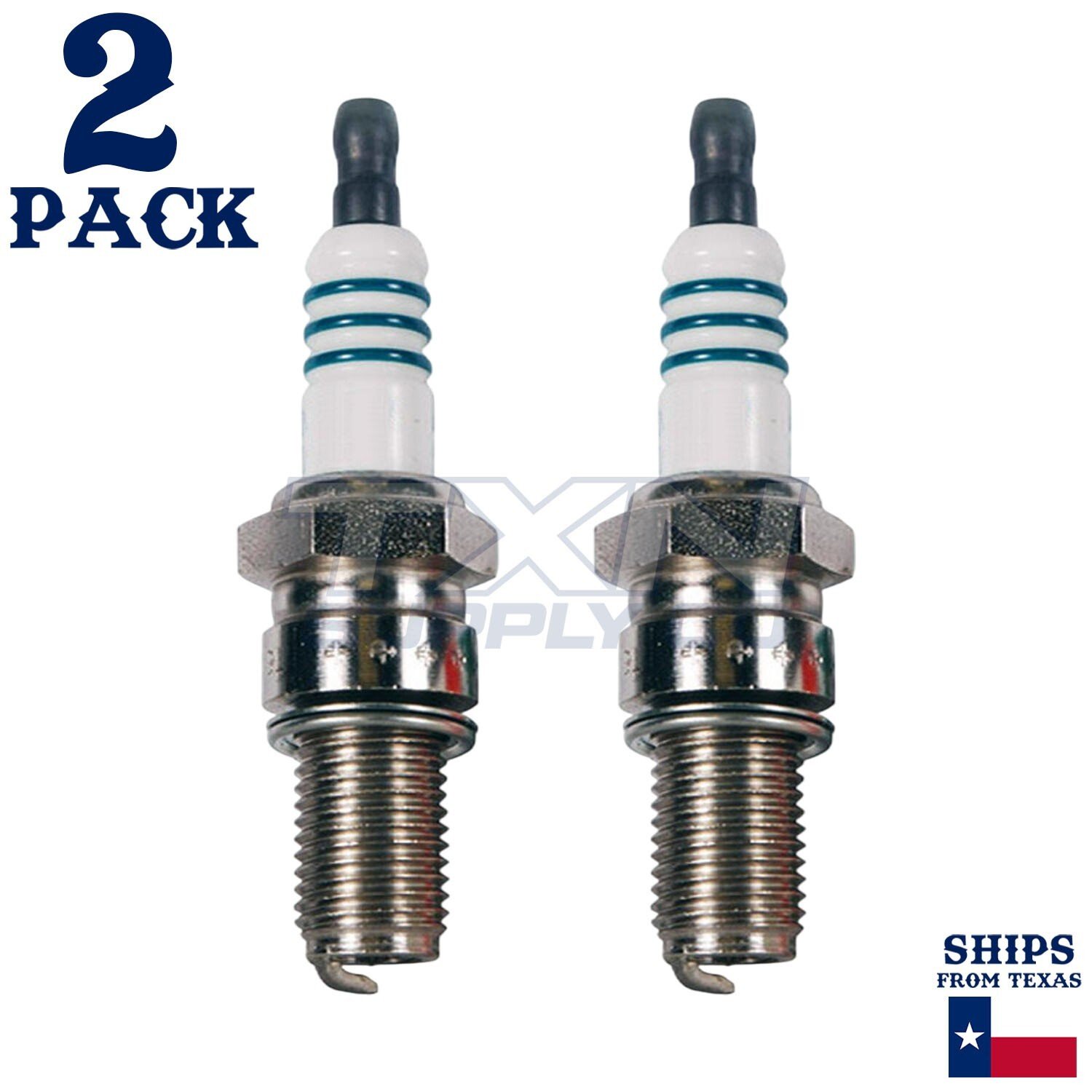 2 Pack Denso 5392 Iridium Power Spark Plugs IWM27 - Image 1