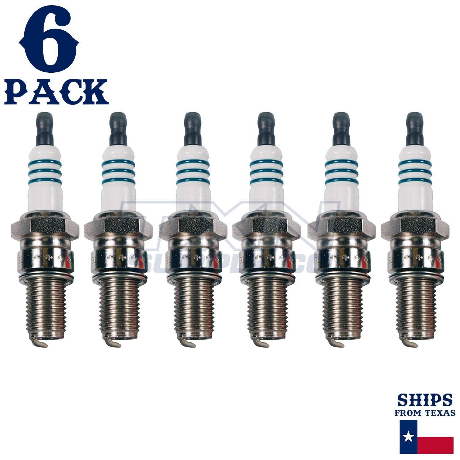 6 Pack Denso 5392 Iridium Power Spark Plugs IWM27