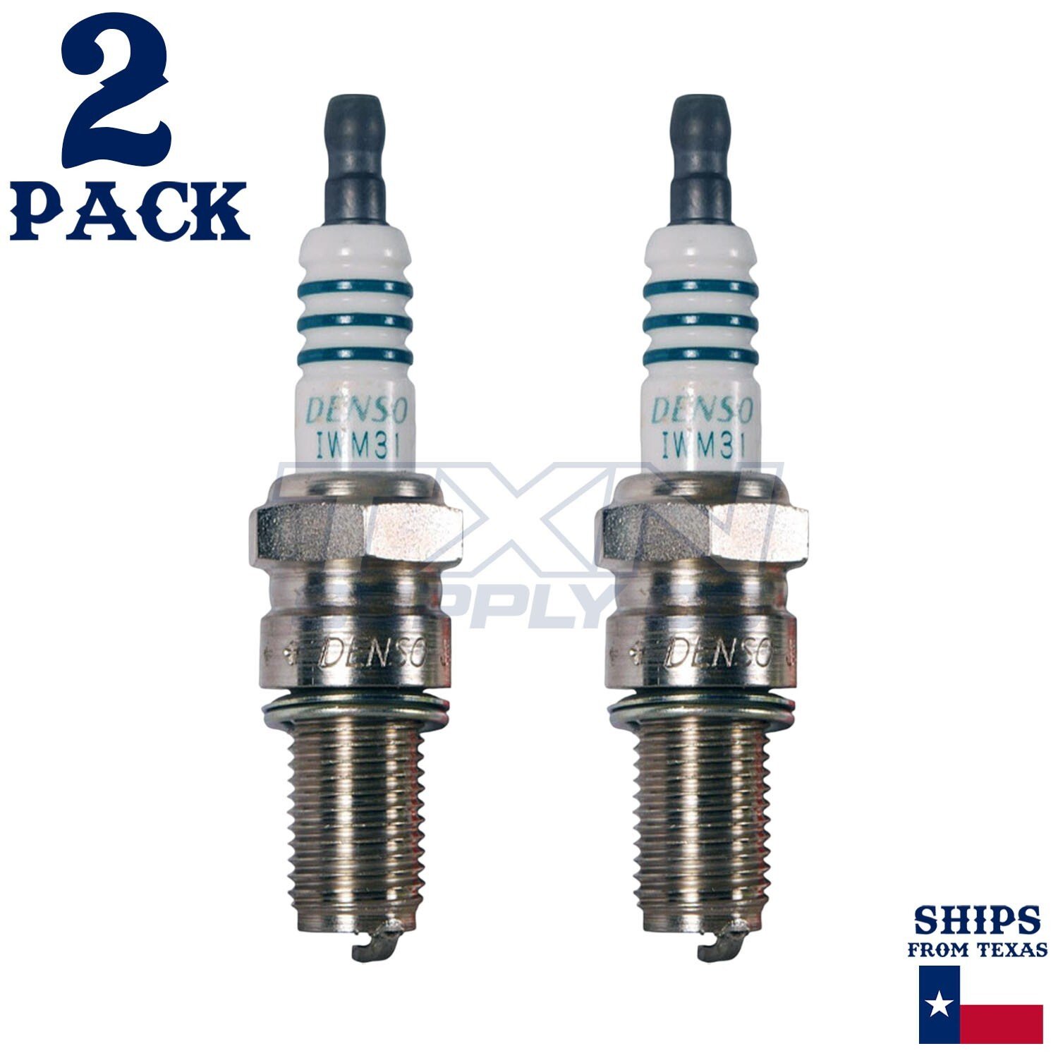 2 Pack Denso 5393 Iridium Power Spark Plugs IWM31