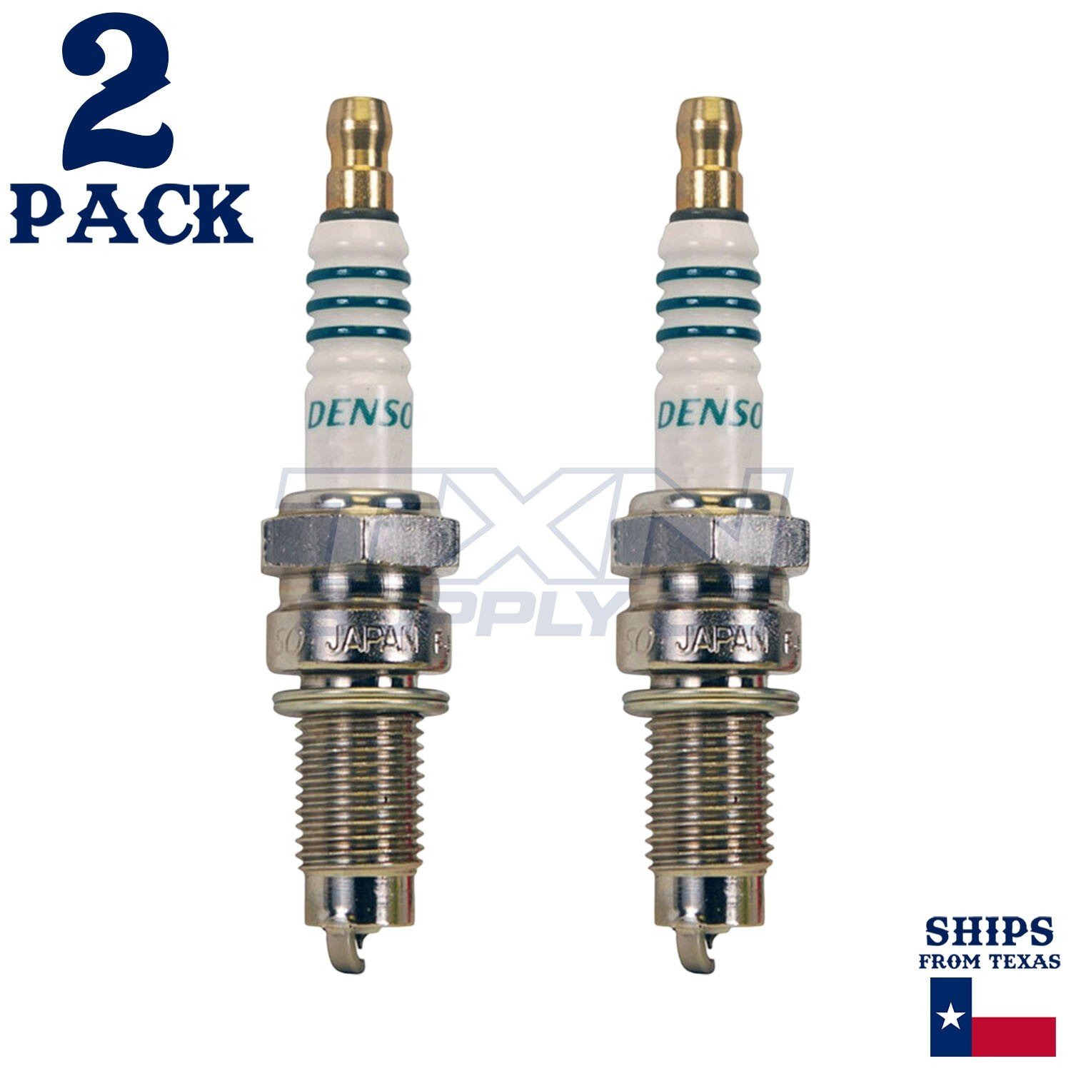 2 Pack Denso 5394 Iridium Power Spark Plugs IXG24 - Image 1