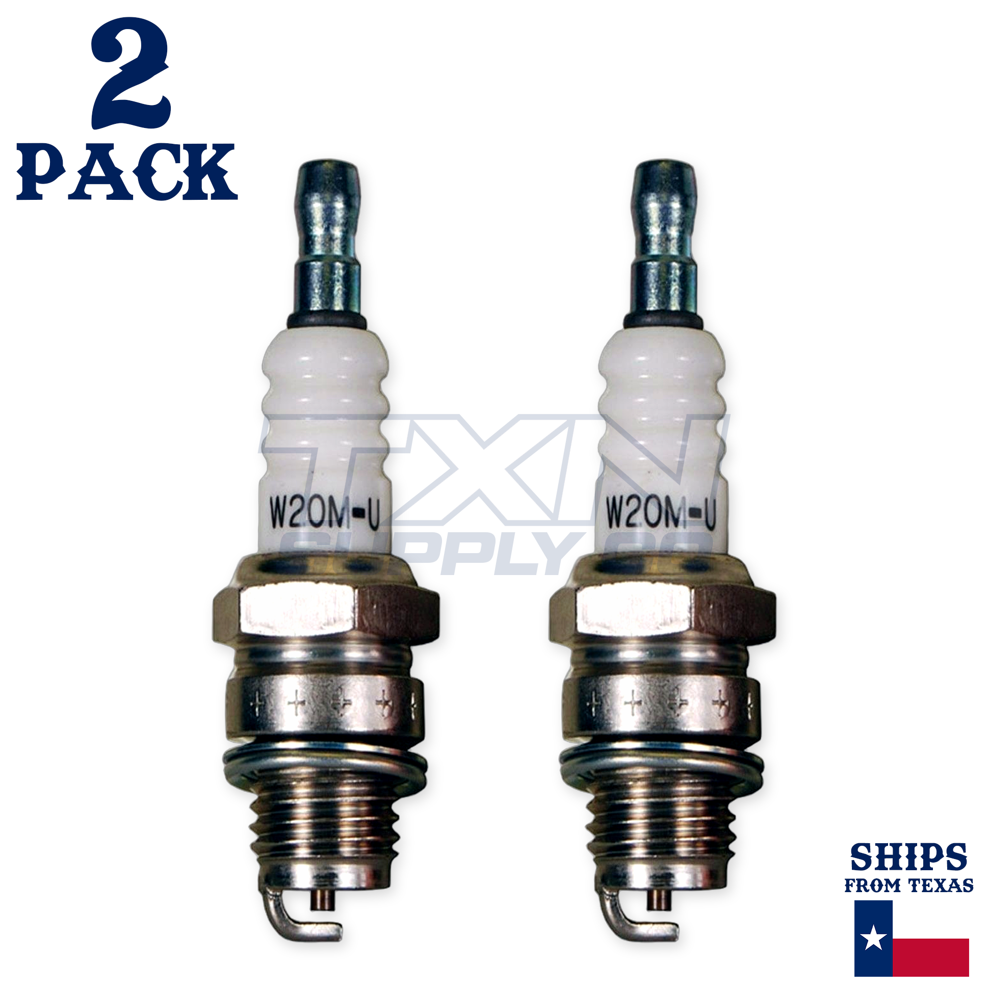 2 Pack Denso 6022 Standard Spark Plugs W20M-U - Image 1