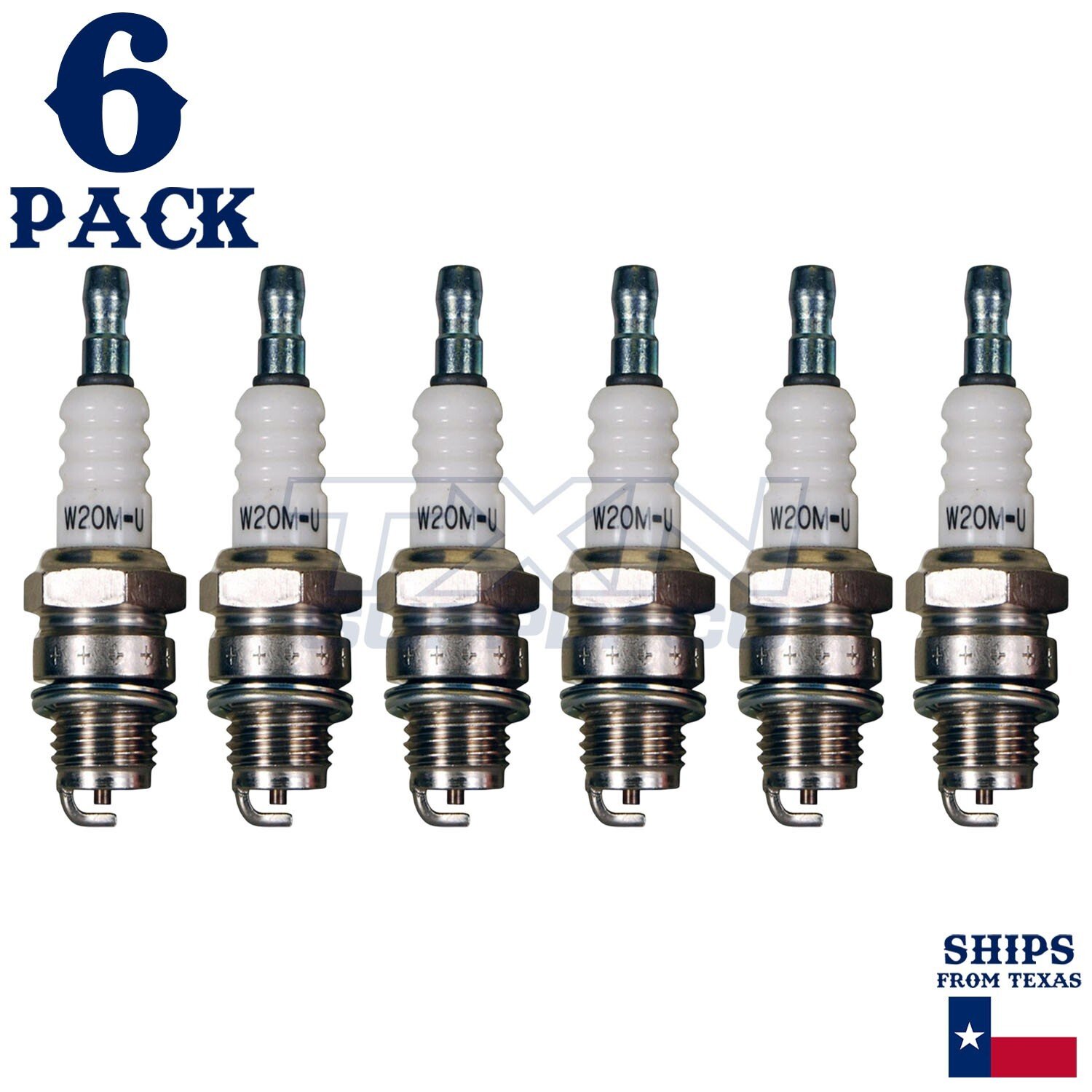 6 Pack Denso 6022 Standard Spark Plugs W20M-U