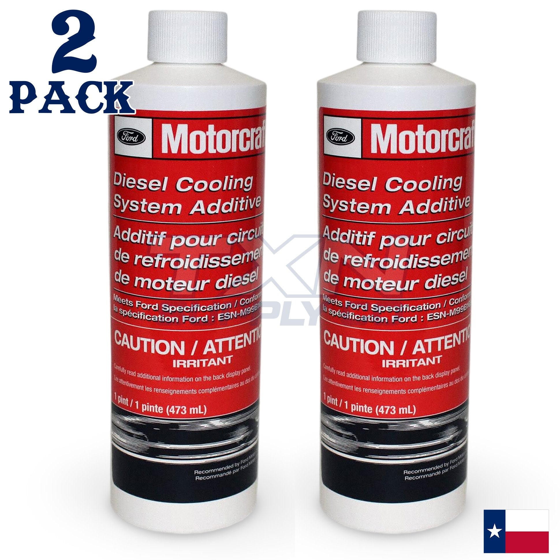 Genuine Ford Fluid VC-8 Diesel Cooling System Additive - 16 oz., 2 count.
