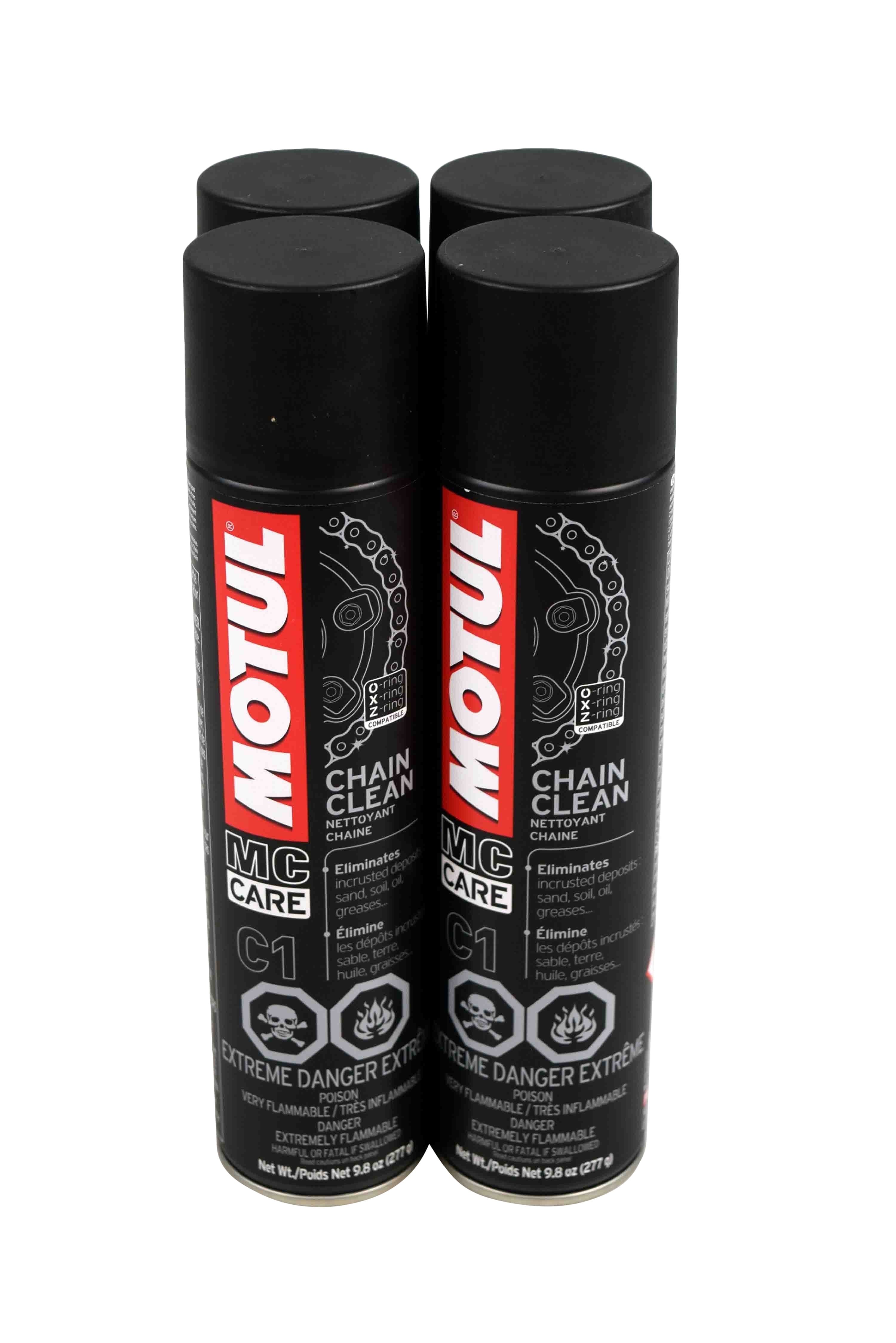 Motul 103243 C1 Chain Cleaner, 9.8 oz - 4 pck - Image 1