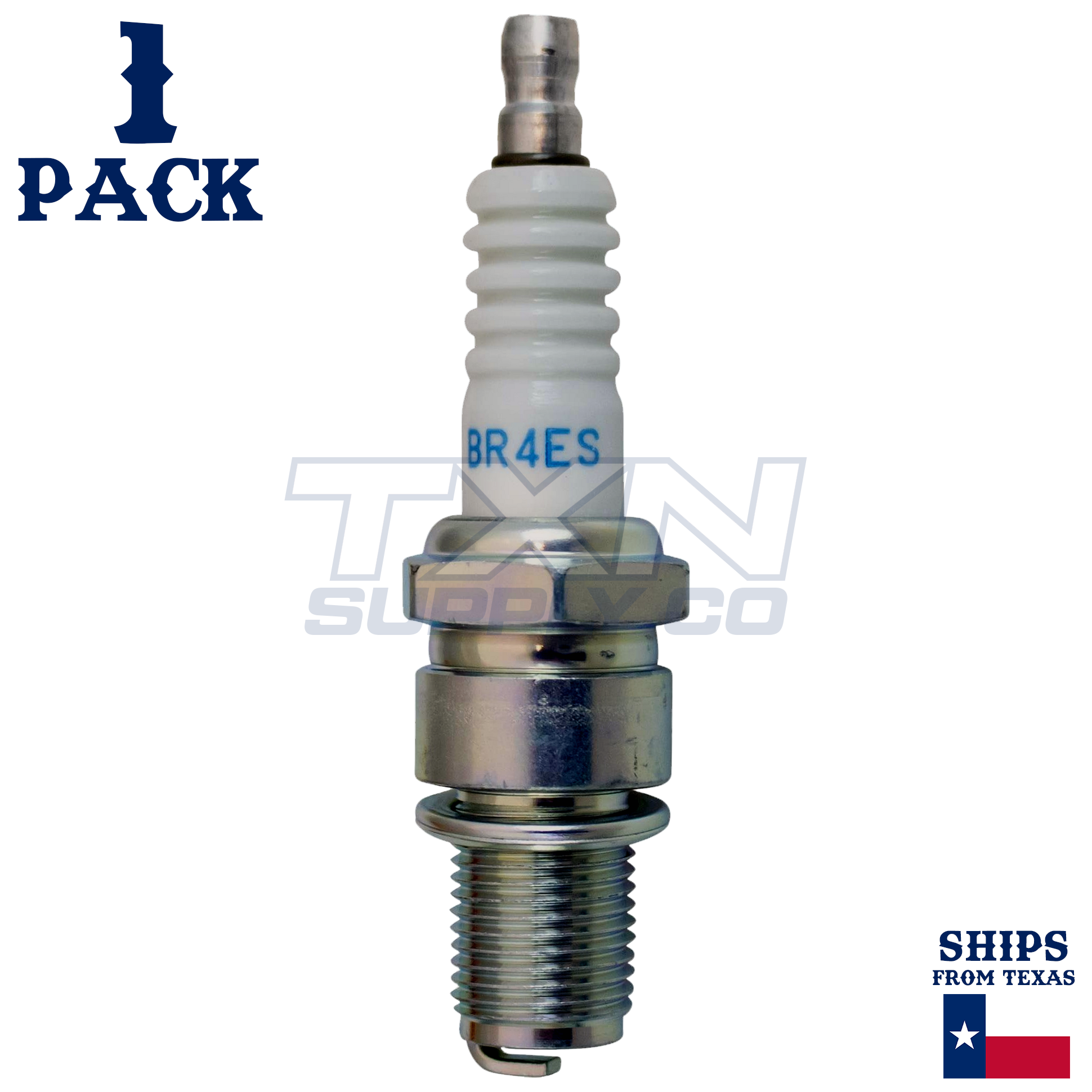 NGK 1097 BR4ES Spark Plug 1 Pack - Image 1