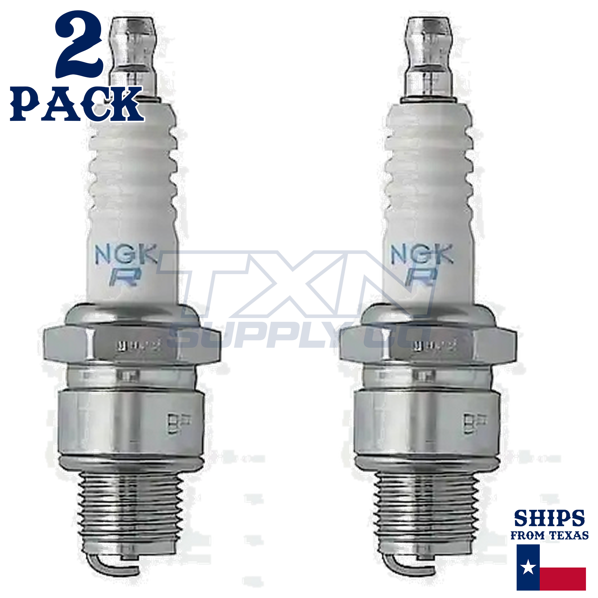 NGK 1098 Spark Plugs BR7HS10 - 2 Pack - Image 2