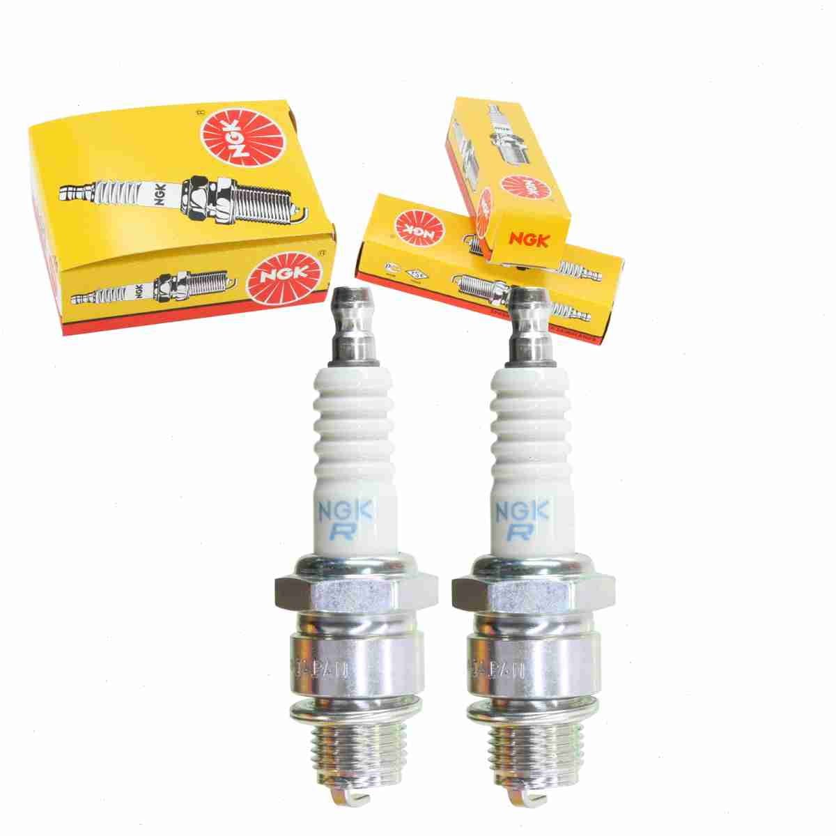 2 pc NGK 1098 Standard Spark Plugs for 09482-00277 09482-00533 6052 7532 7932 90793-20058 94701-00371 94702-00271 94709-00271 TR22-10 WR5AC Ignition Wire Secondary - Image 1