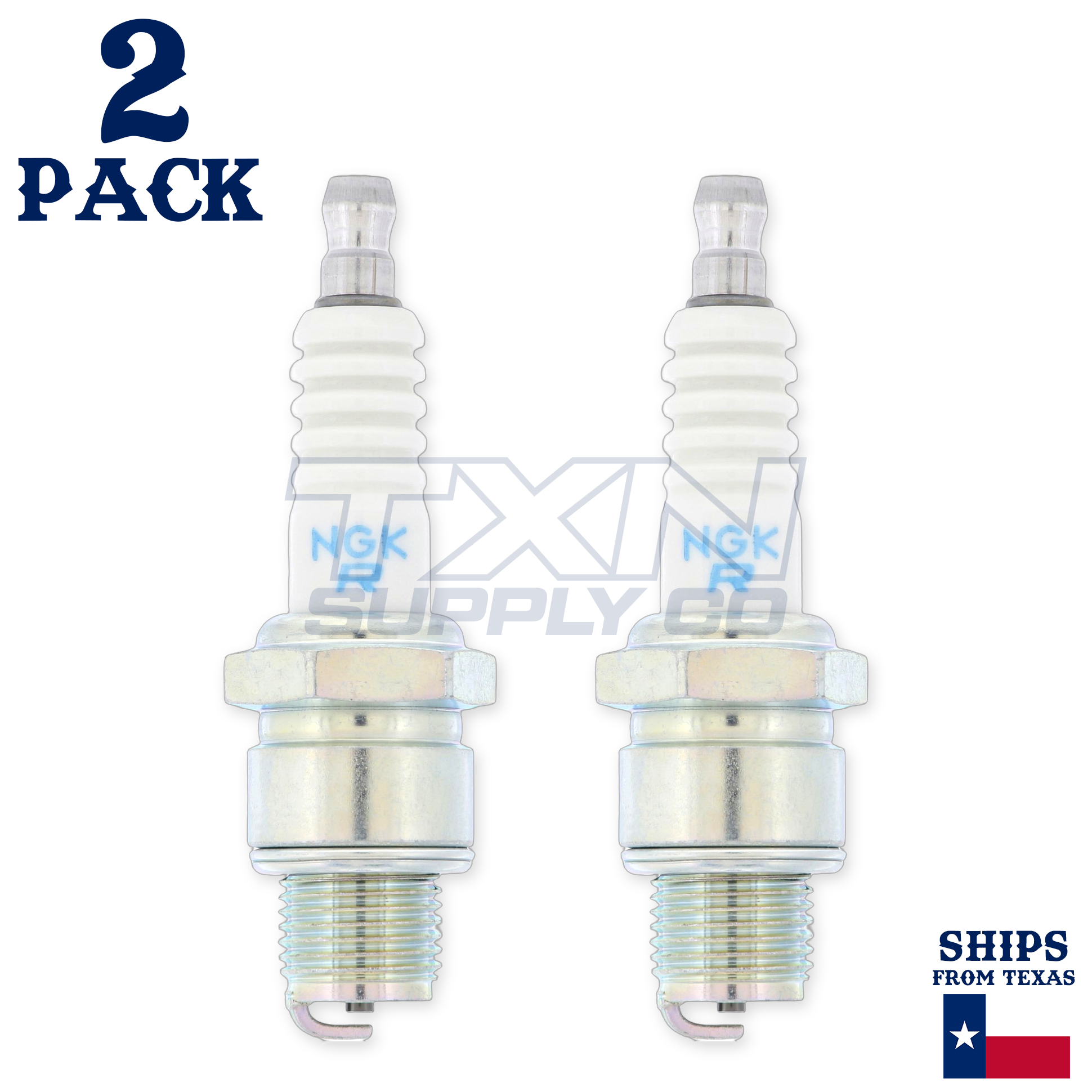2 pc NGK 1098 Standard Spark Plugs for 09482-00277 09482-00533 6052 7532 7932 90793-20058 94701-00371 94702-00271 94709-00271 TR22-10 WR5AC Ignition Wire Secondary - Image 2