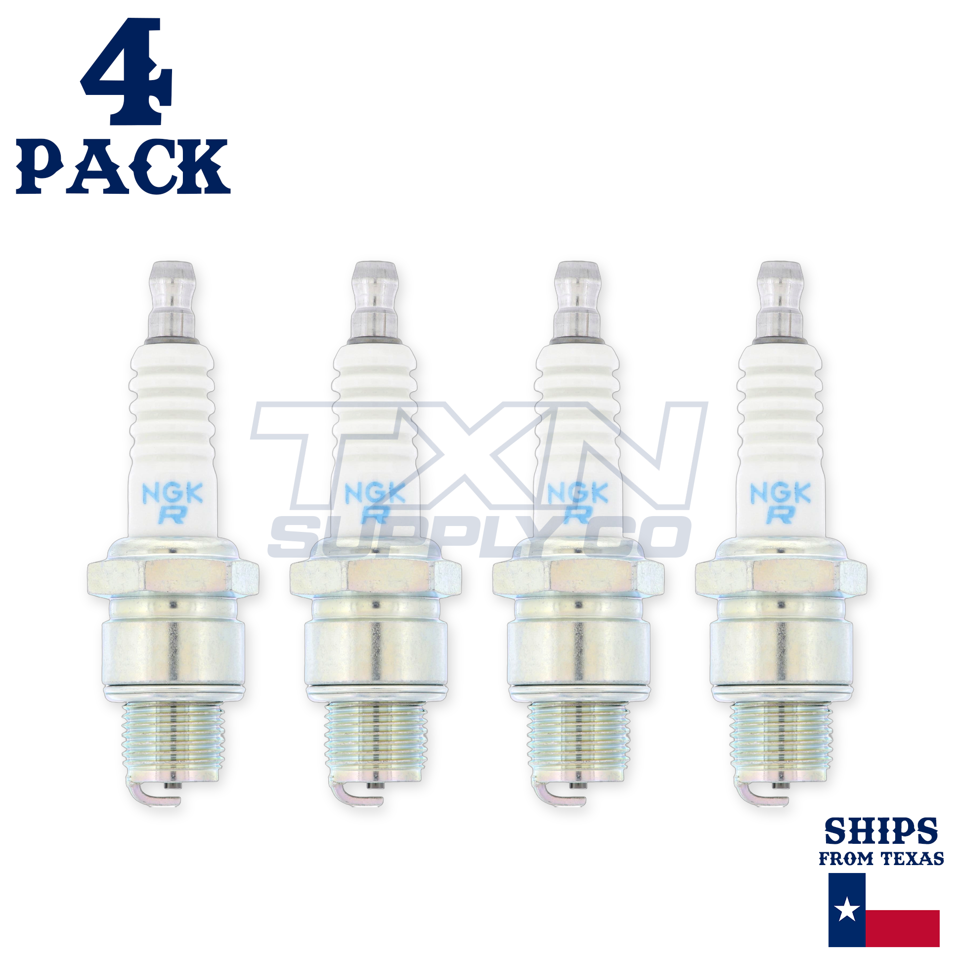 NGK 1098 Standard Spark Plug - BR7HS-10 - 4 Pack - Image 2
