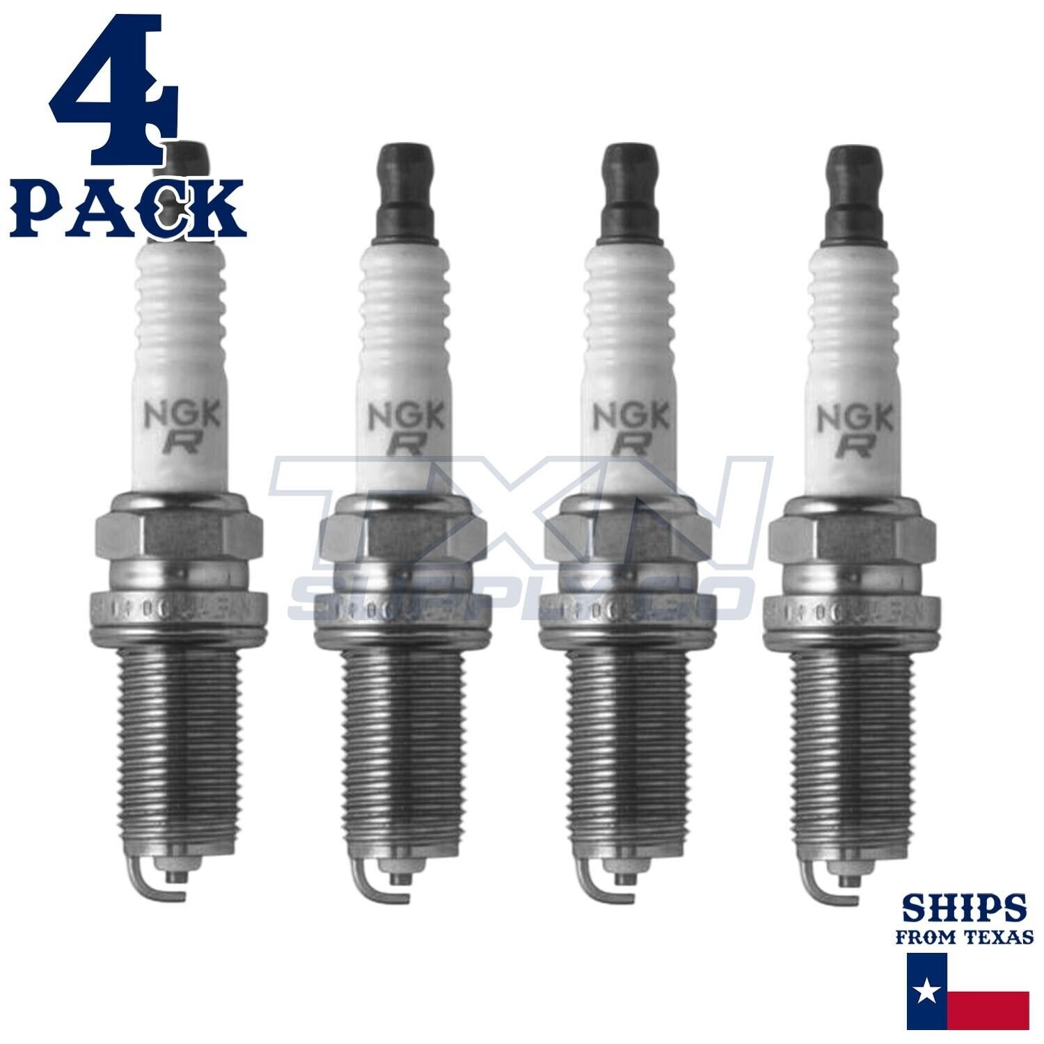4 Pack NGK V-Power 1119 Spark Plugs LFR6A-11 S25 ps - Image 1