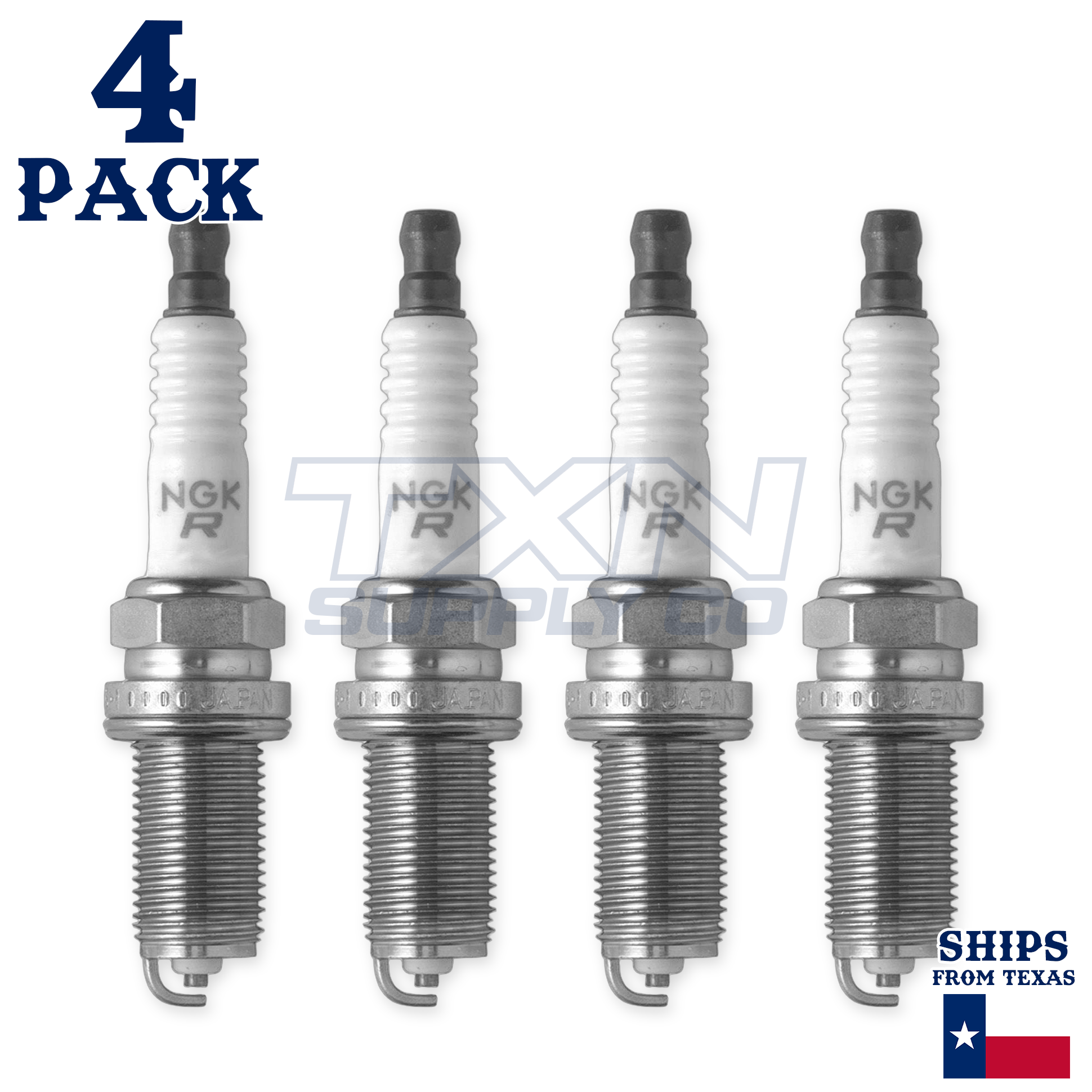 4 Pack NGK V-Power 1119 Spark Plugs LFR6A-11 S25 - Image 1