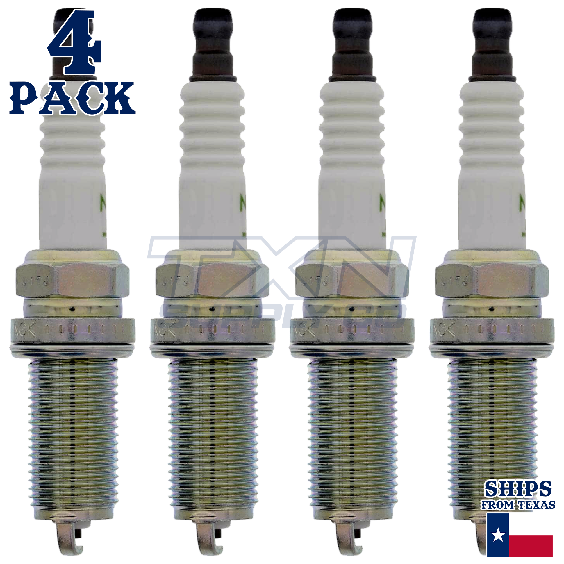 NGK 1119 Spark Plugs 4 Pack - Image 1