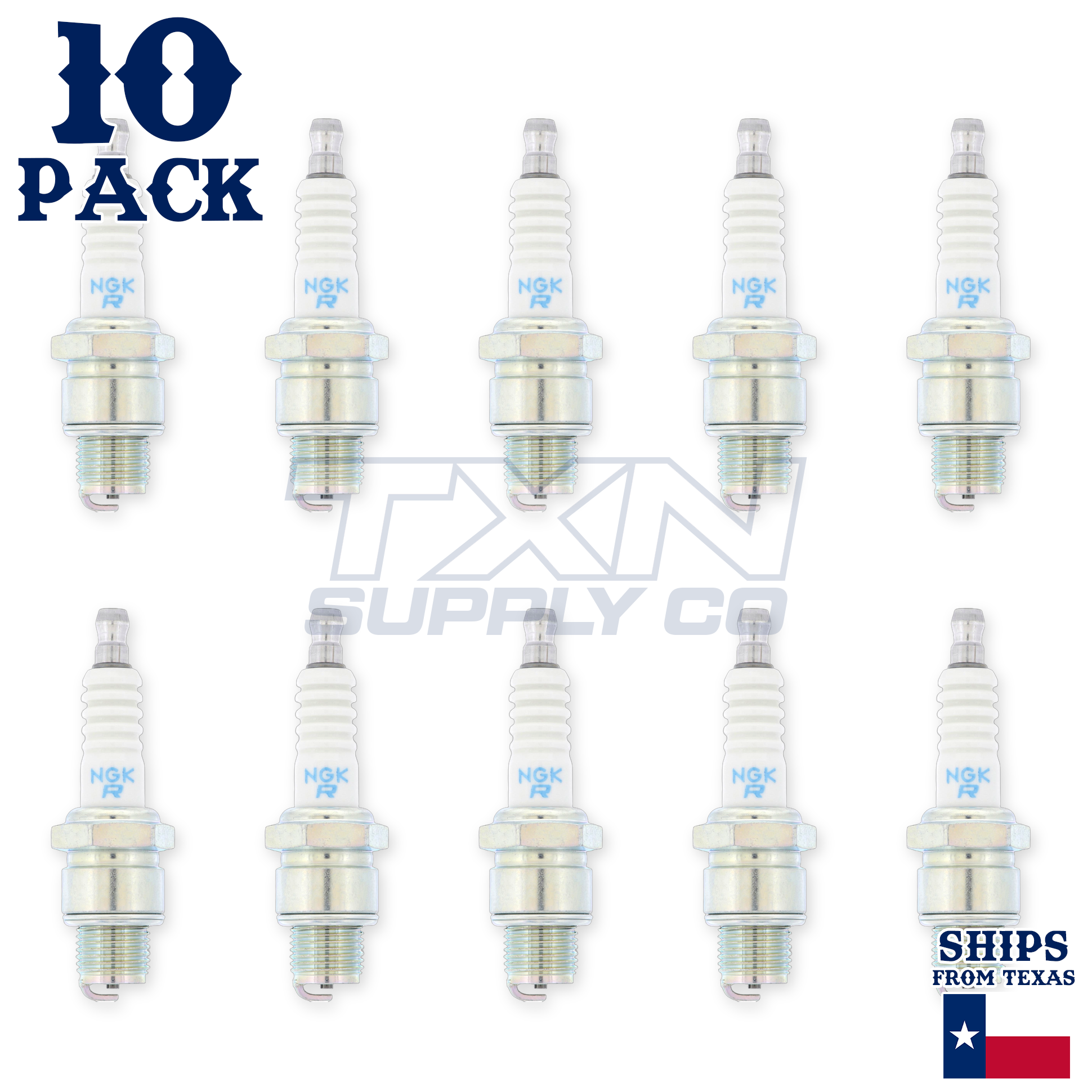 NGK 1134 Spark Plug BR8HS-10 - 10 Pack - Image 2
