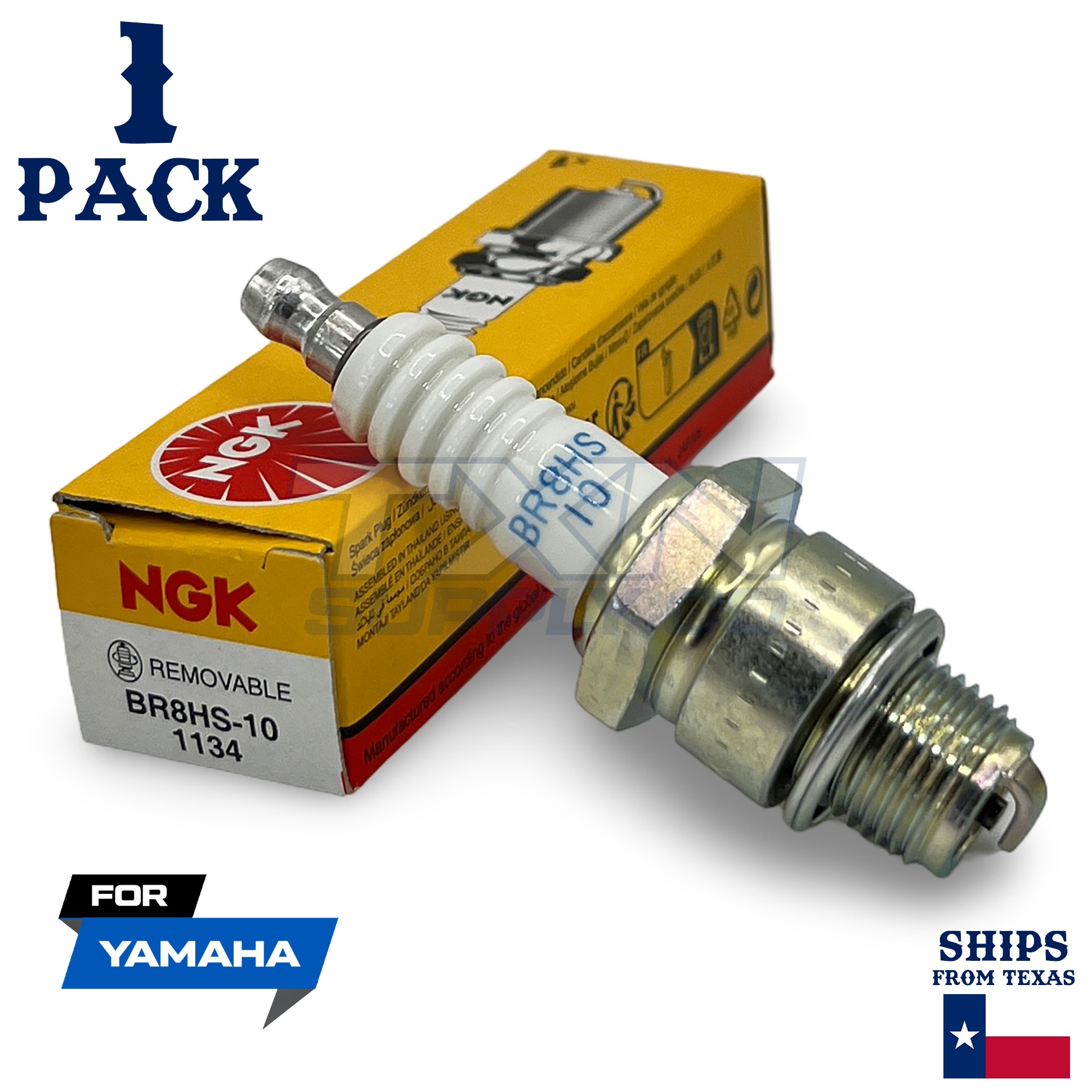 1 NGK Spark Plug - For YQ 100 Aerox Yamaha Motorcycle - Image 1