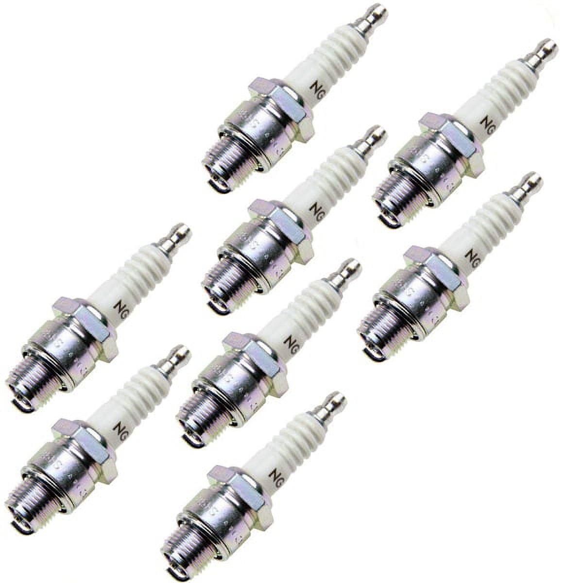 NGK 8 Pack of Genuine OEM Standard Spark Plugs - B8HS-10-8PK - Image 1