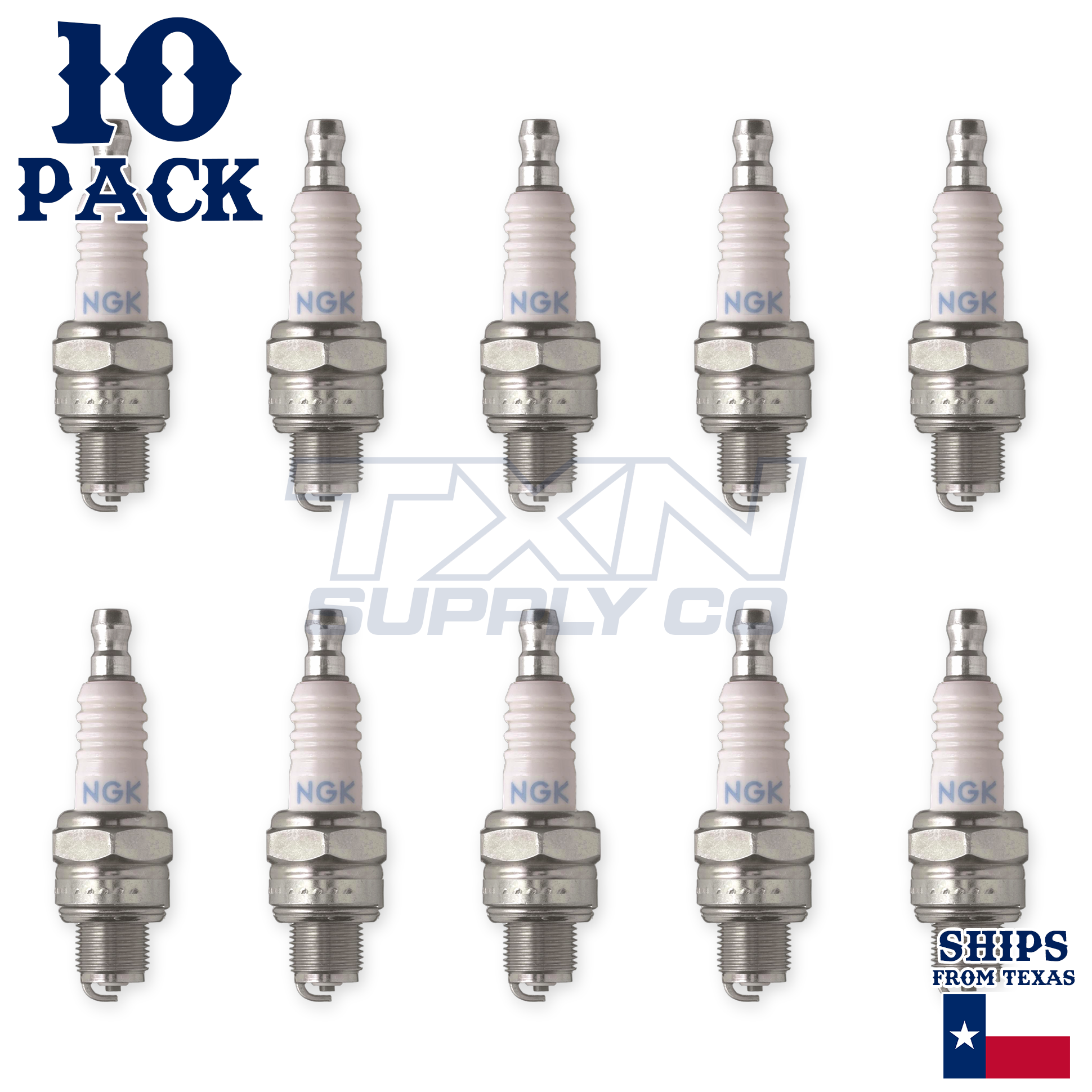 NGK 1223 Spark Plugs OEM CMR6A - 10 Pack - Image 2