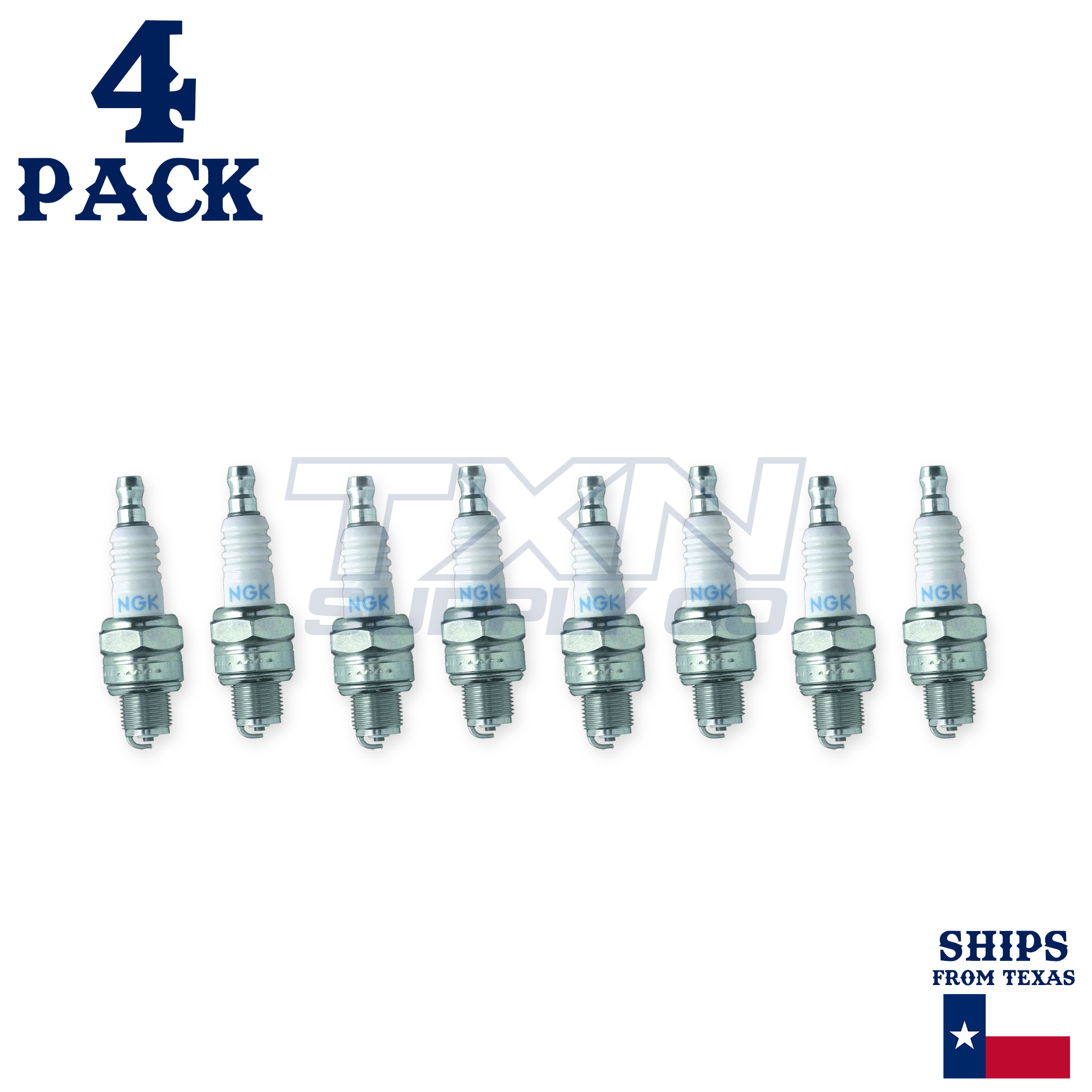 NGK 1223 Spark Plugs OEM CMR6A - 4 Pack - Image 2