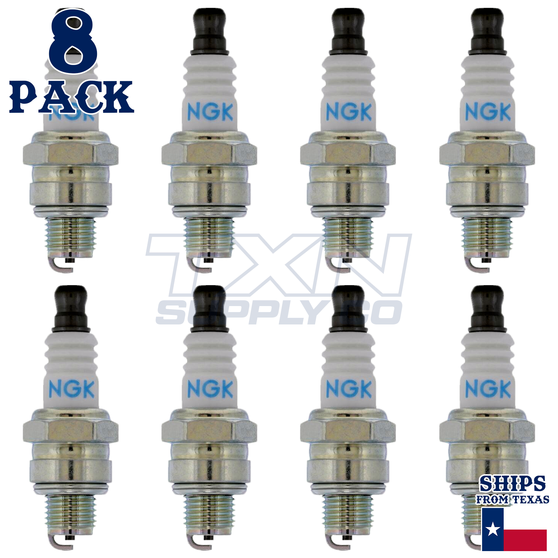 NGK 1223 Spark Plugs 8 Pack - Image 1