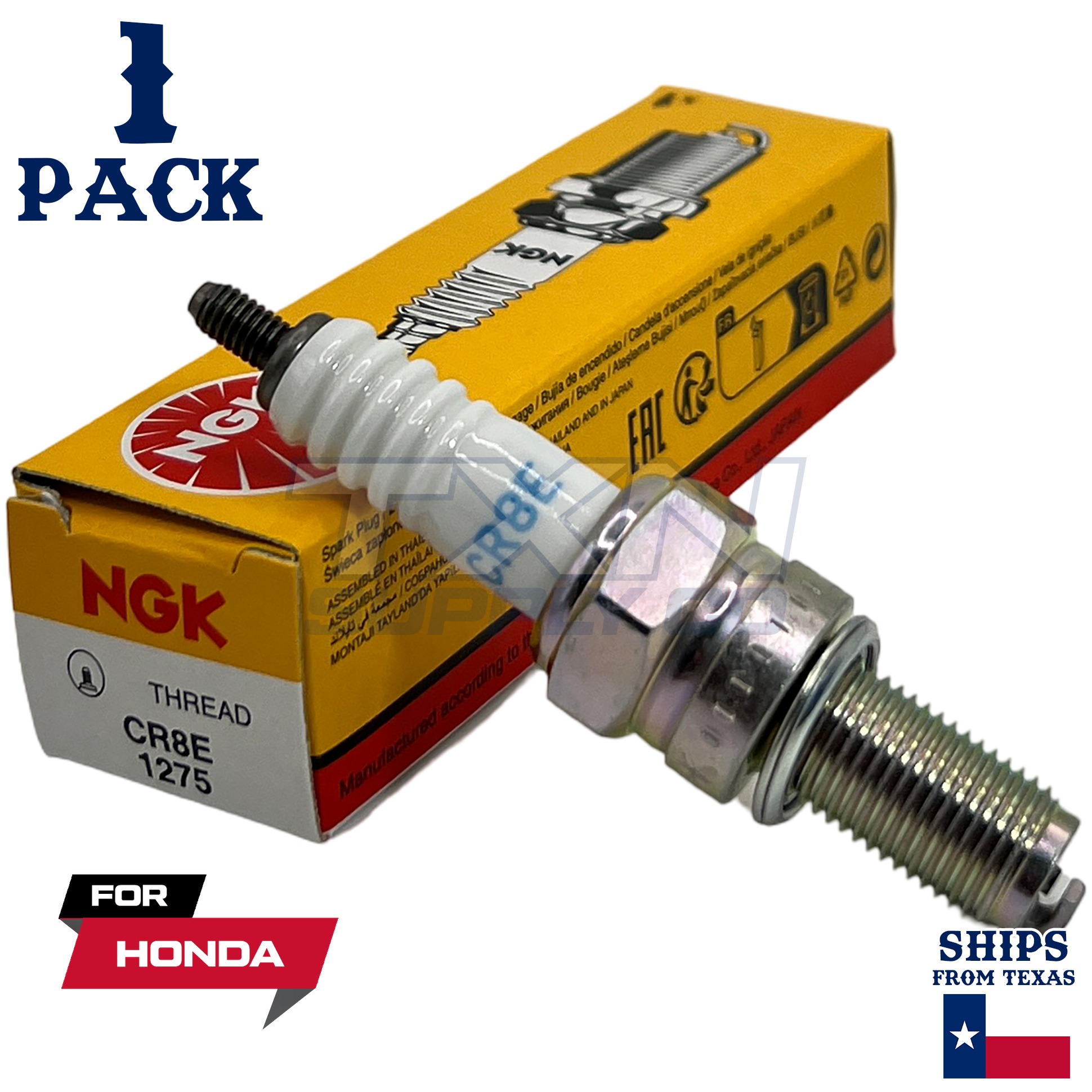 1 Pack NGK Spark Plug - For 2004-2024 CBR125R 125cc Honda
