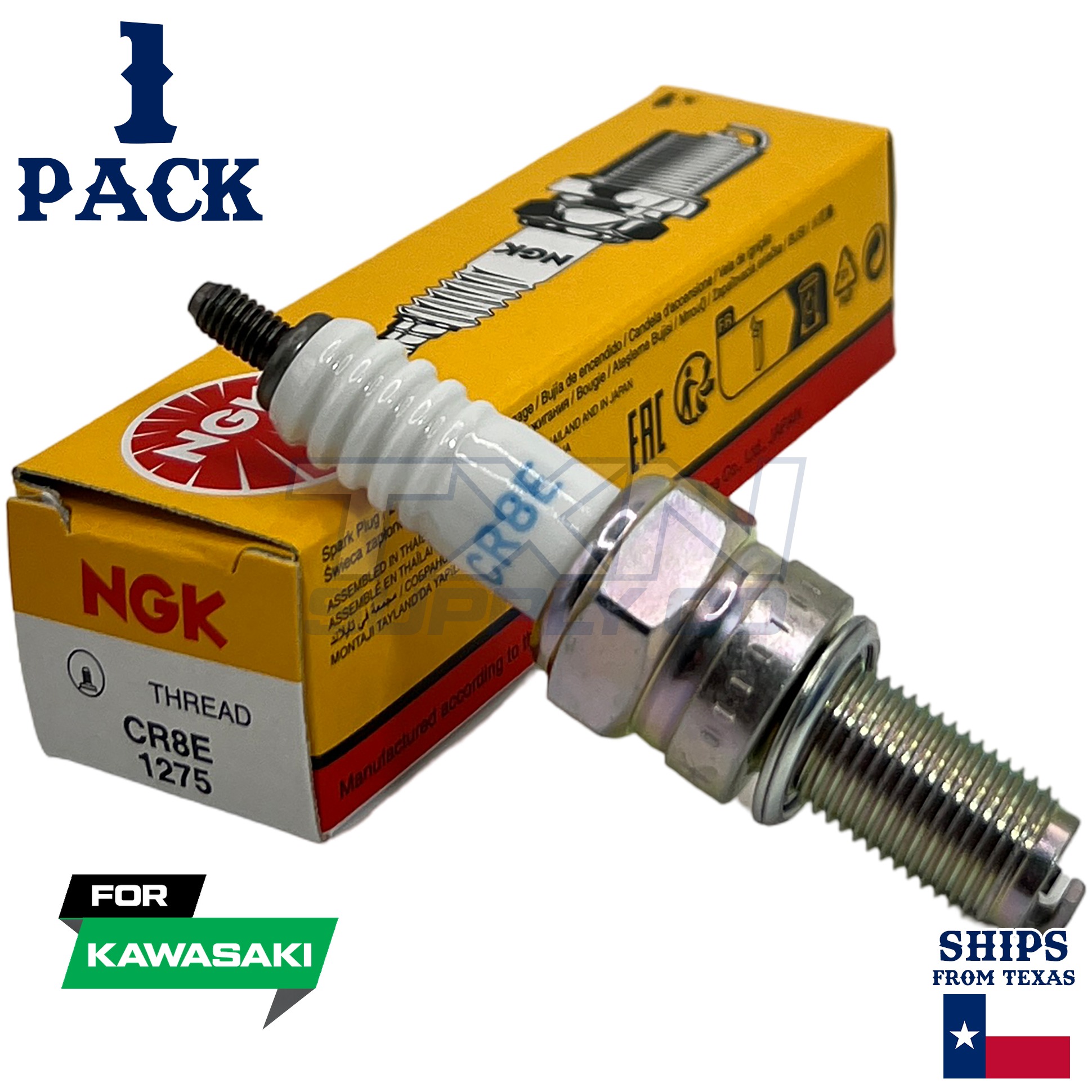 1 Pack NGK Spark Plug - For 1999-2005 W 650 Kawasaki Motorcycle - Image 1