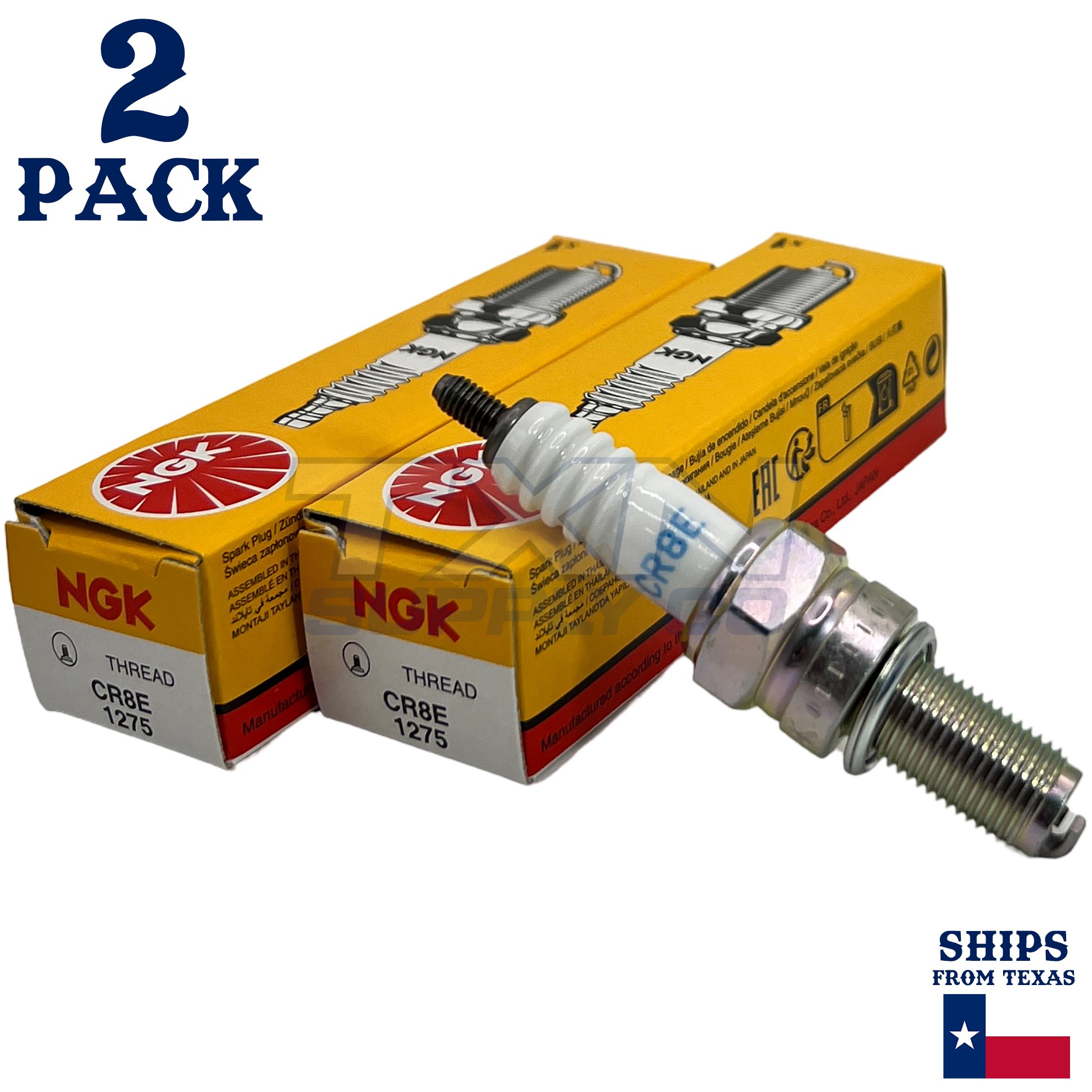 2 Pack NGK Spark Plug - For 2015-2020 XG500 Street 500 Harley-Davidson - Image 1