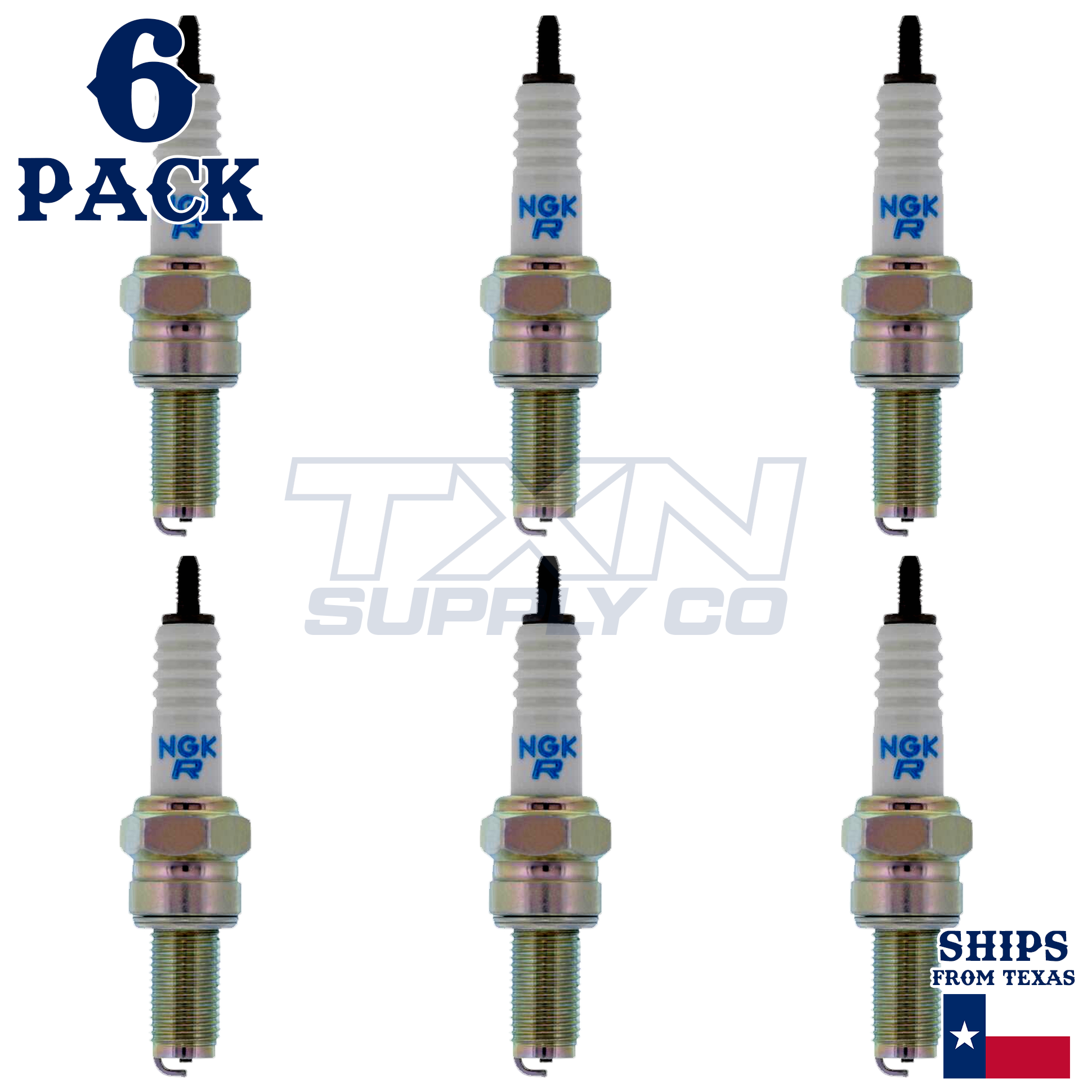 NGK 1275 Spark Plugs 6 Pack