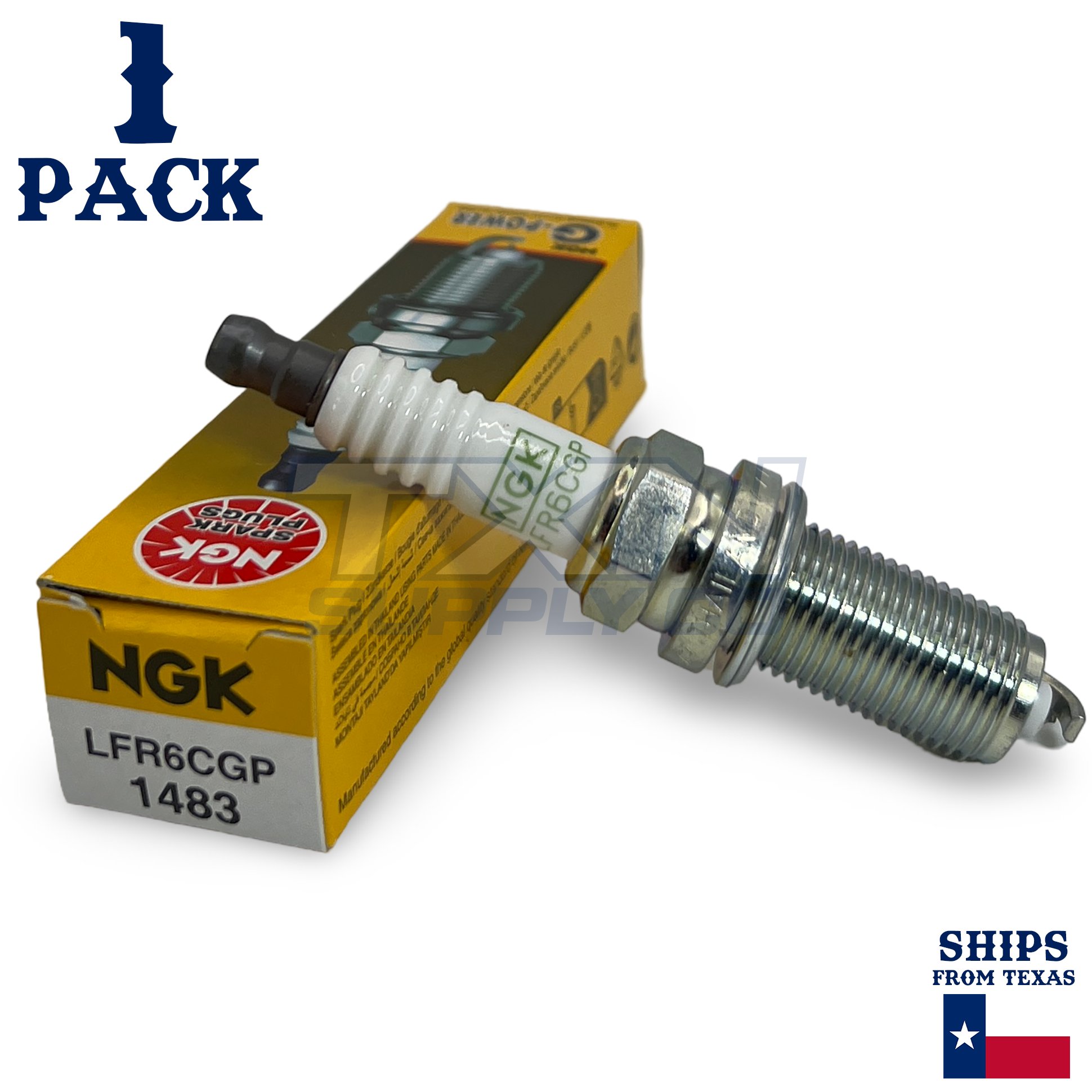 1 Pack NGK G-Power 1483 Spark Plugs LFR6CGP - Image 1