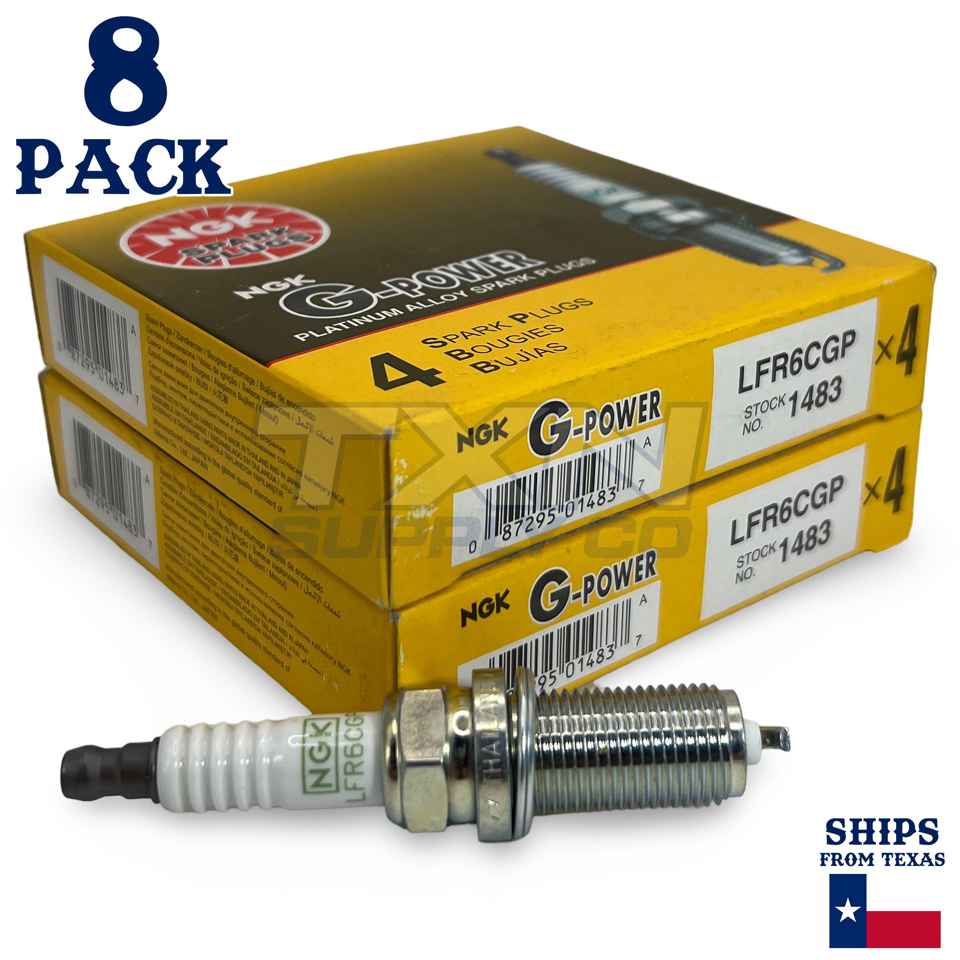8 Pack NGK G-Power Spark Plugs 2010-2014 for Lexus GX460 4.6L V8