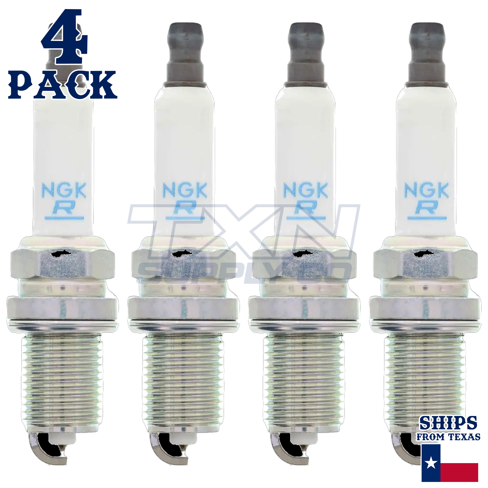 4 Pack NGK Spark Plug - For 2008-2009 Audi TT 2.0 L4 GAS