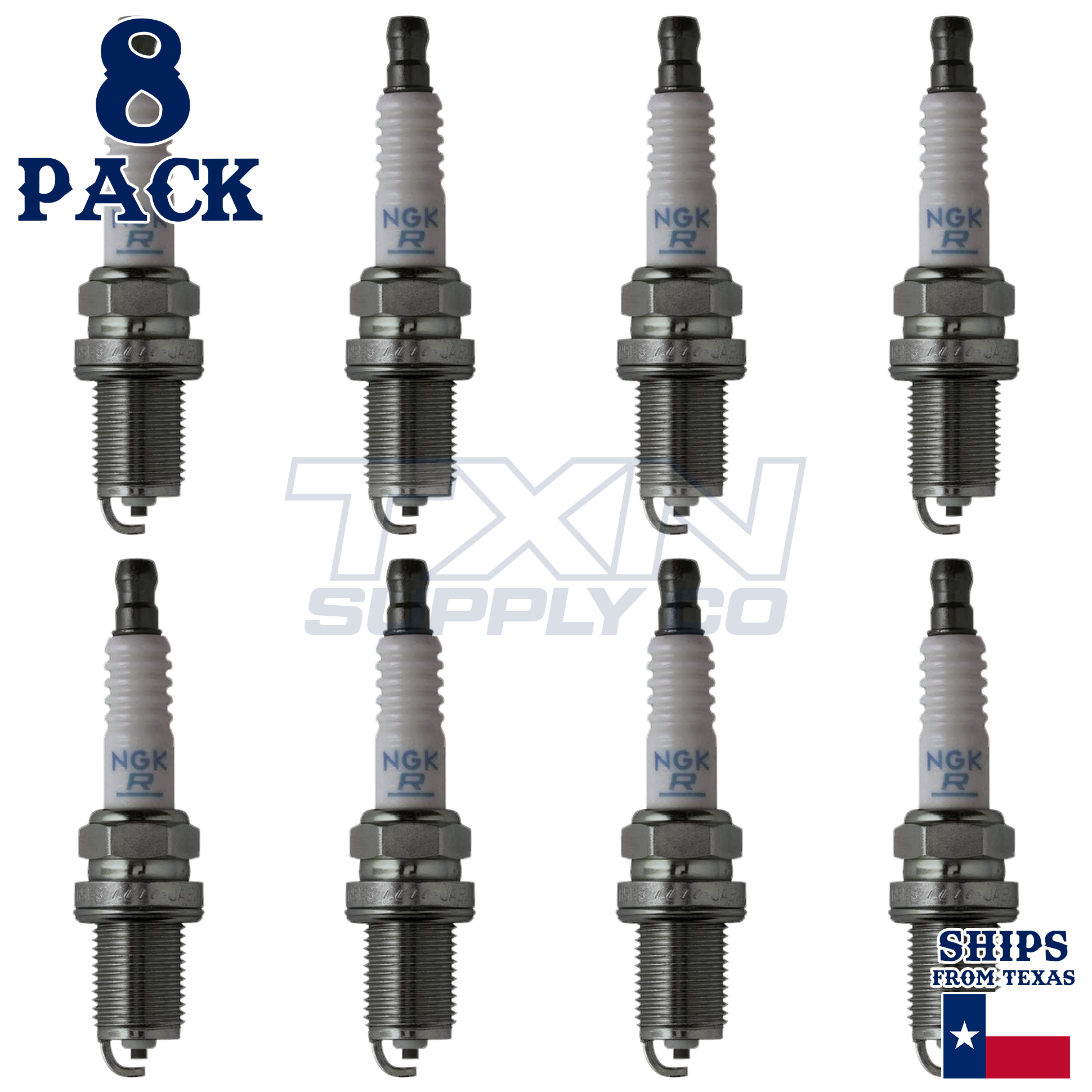 NGK 1716 Spark Plugs 8 Pack - Image 1
