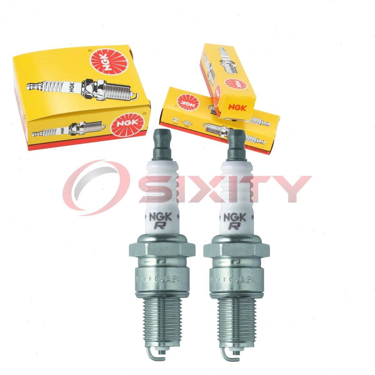 2 pc NGK 2015 Standard Spark Plugs for Ignition Wire Secondary - Image 1