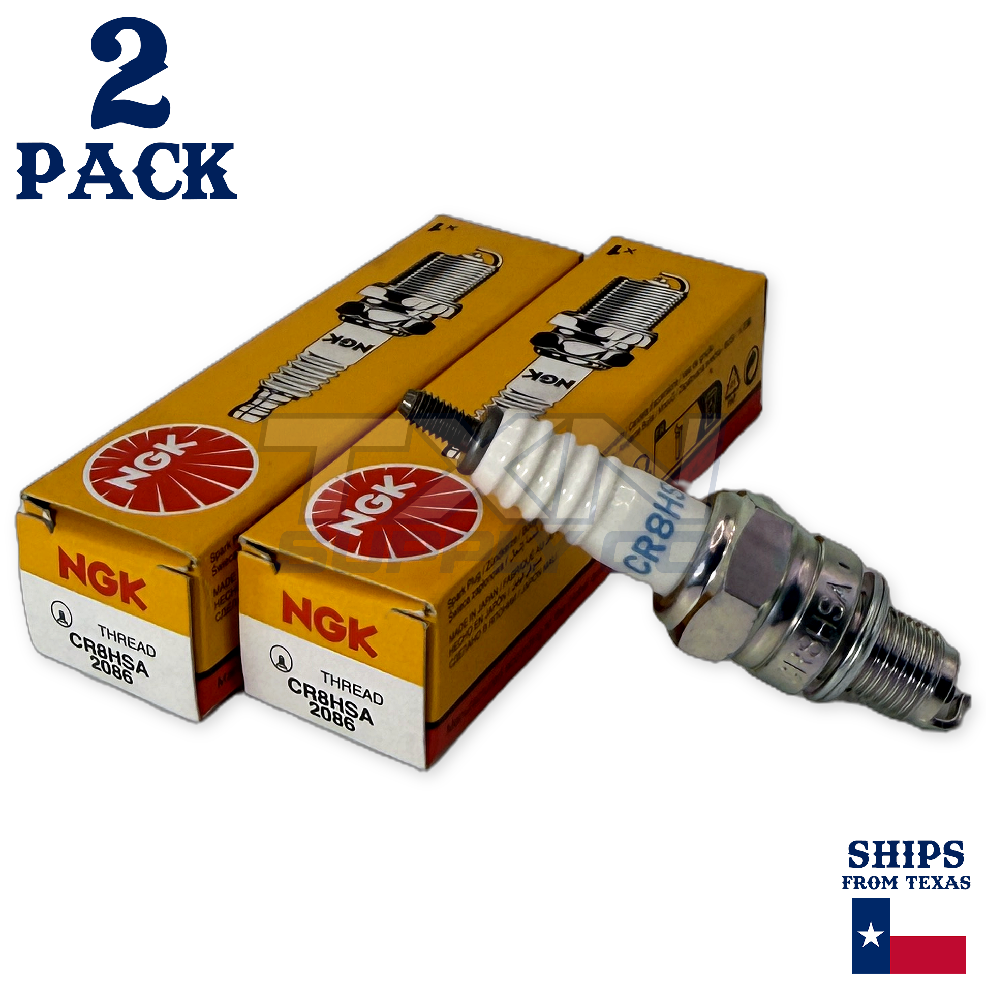 NGK SPARK PLUG SET NGK - 708.01.12 - CR8HSA 2086 - Set 2 piece -