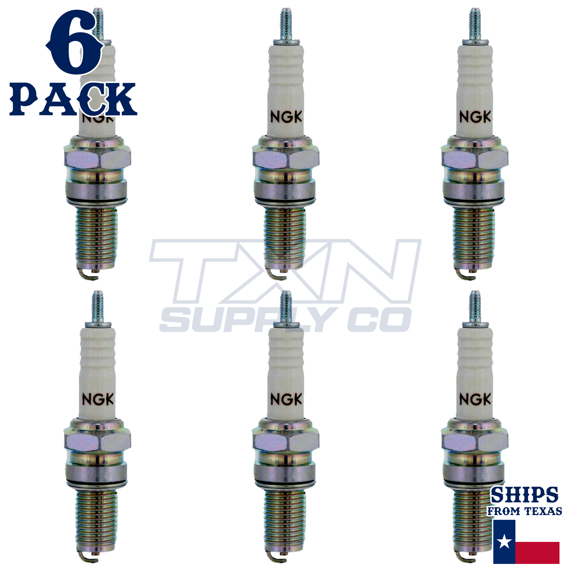 NGK 2120 Spark Plugs 6 Pack - Image 1
