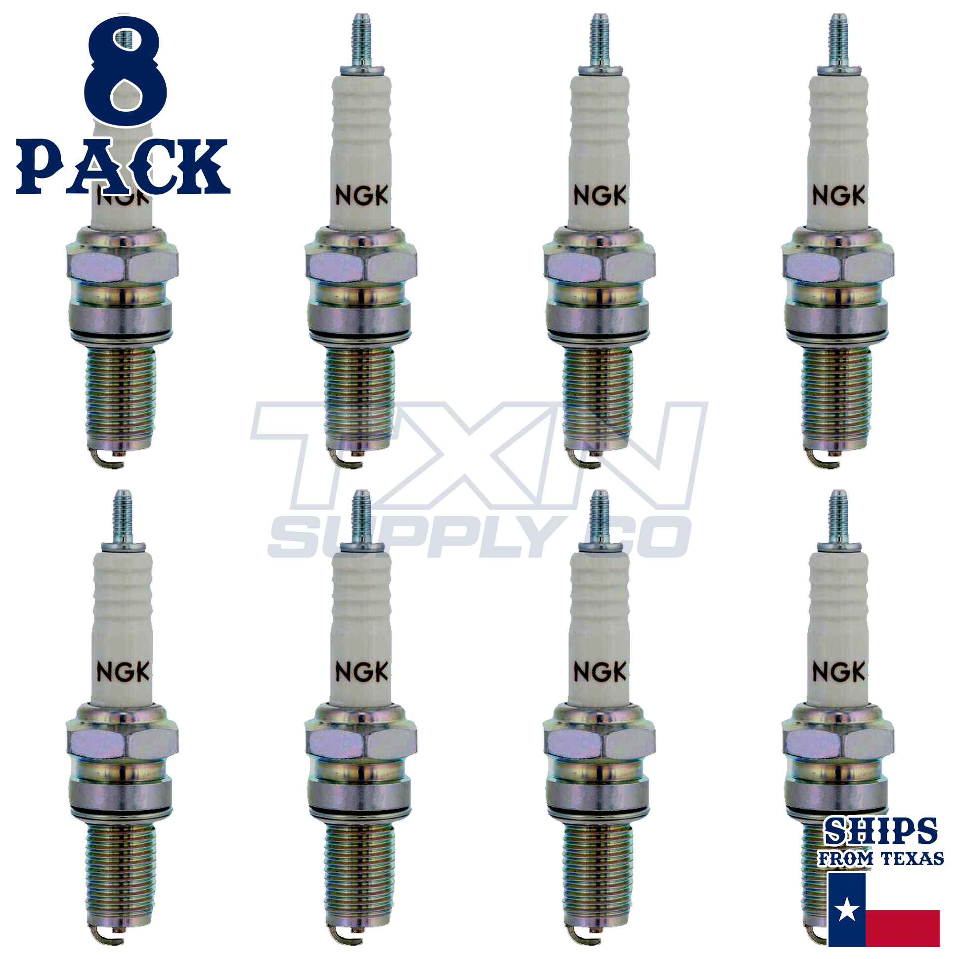 NGK 2120 Spark Plugs 8 Pack - Image 1