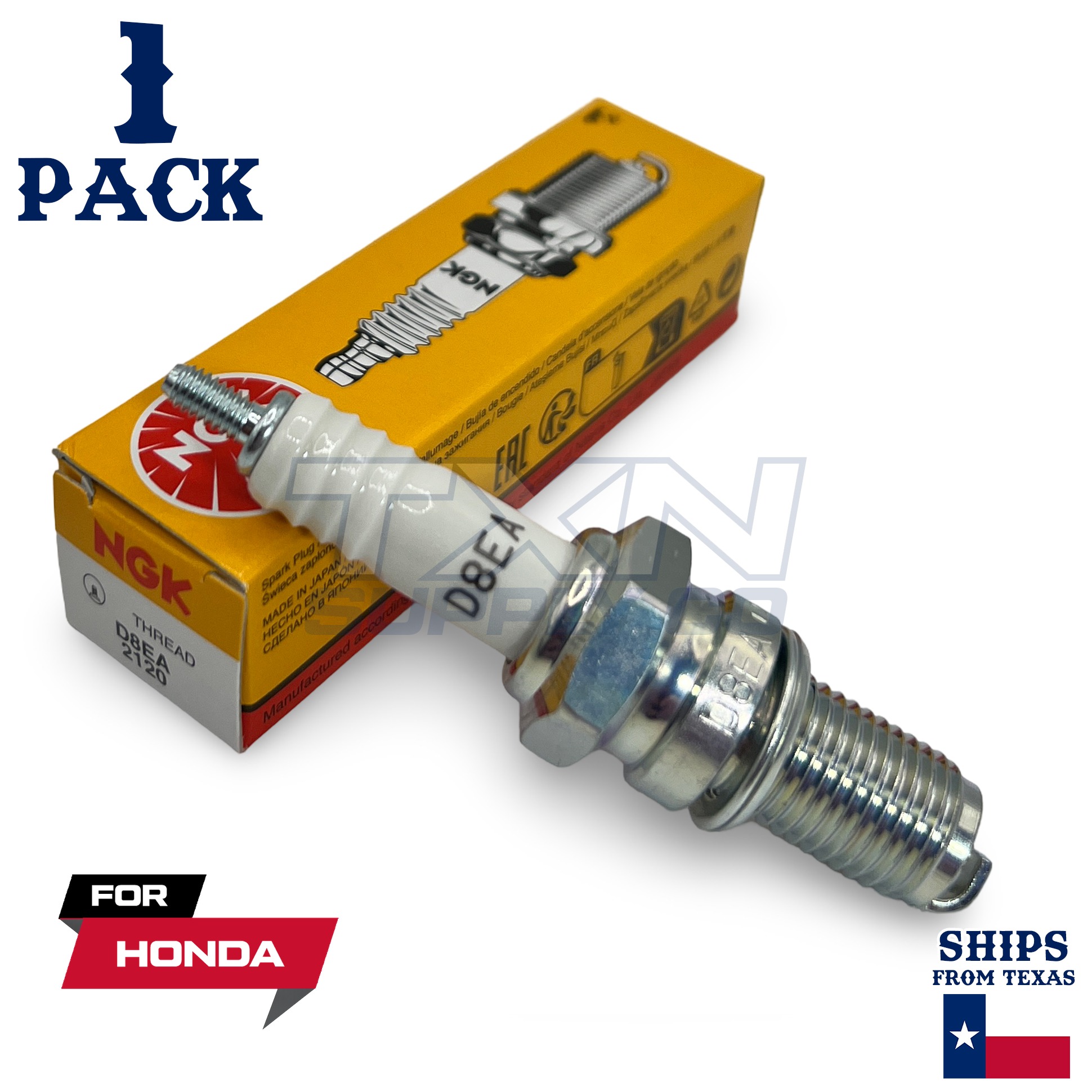 1 NGK Spark Plug - For CC 125 Honda Motorcycle - Image 1